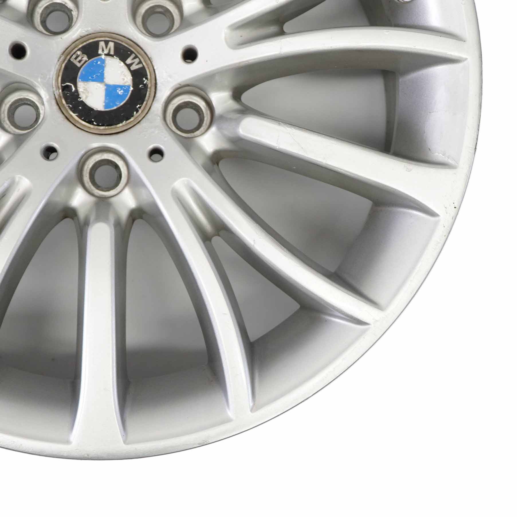 BMW F10 F11 F12 Silver Alloy Wheel Rim 18" Multispoke 454 8J ET:30 6857668