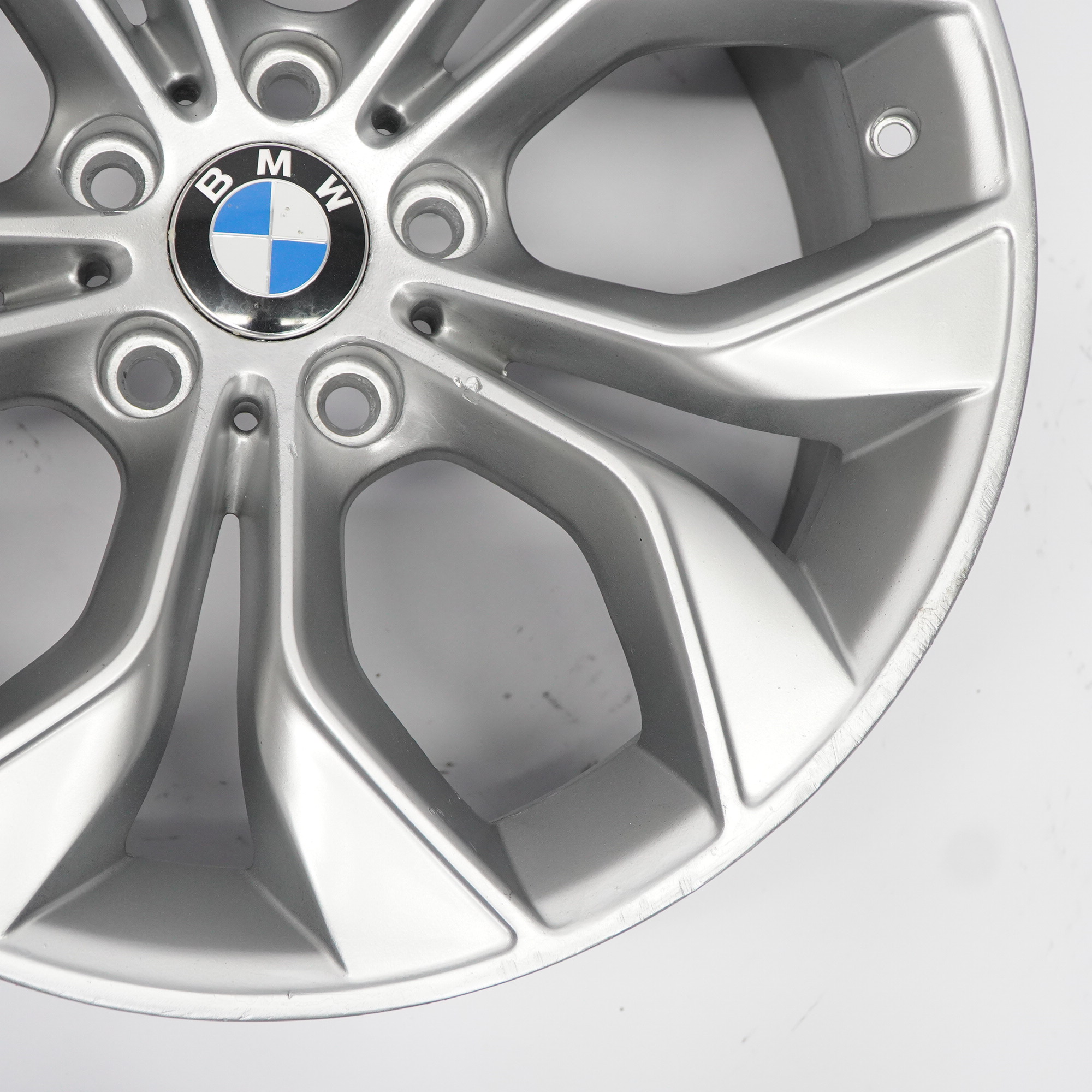 BMW X3 F25 Silver Wheel Alloy Rim 19" Y Spoke 608 8,5J ET:38 6862890