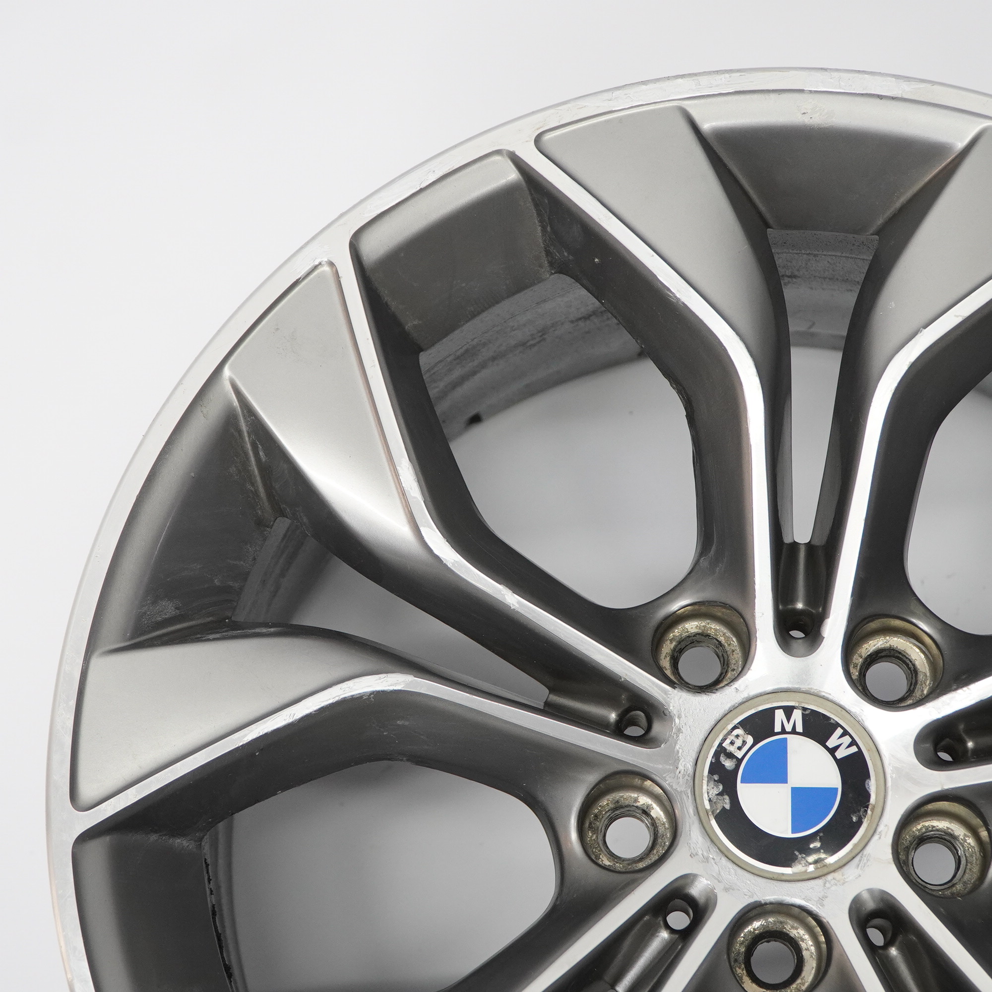 BMW X3 F25 Rear Reflex Silver Wheel Rim Alloy 19" Y Spoke 608 9,5J ET:48 6862891