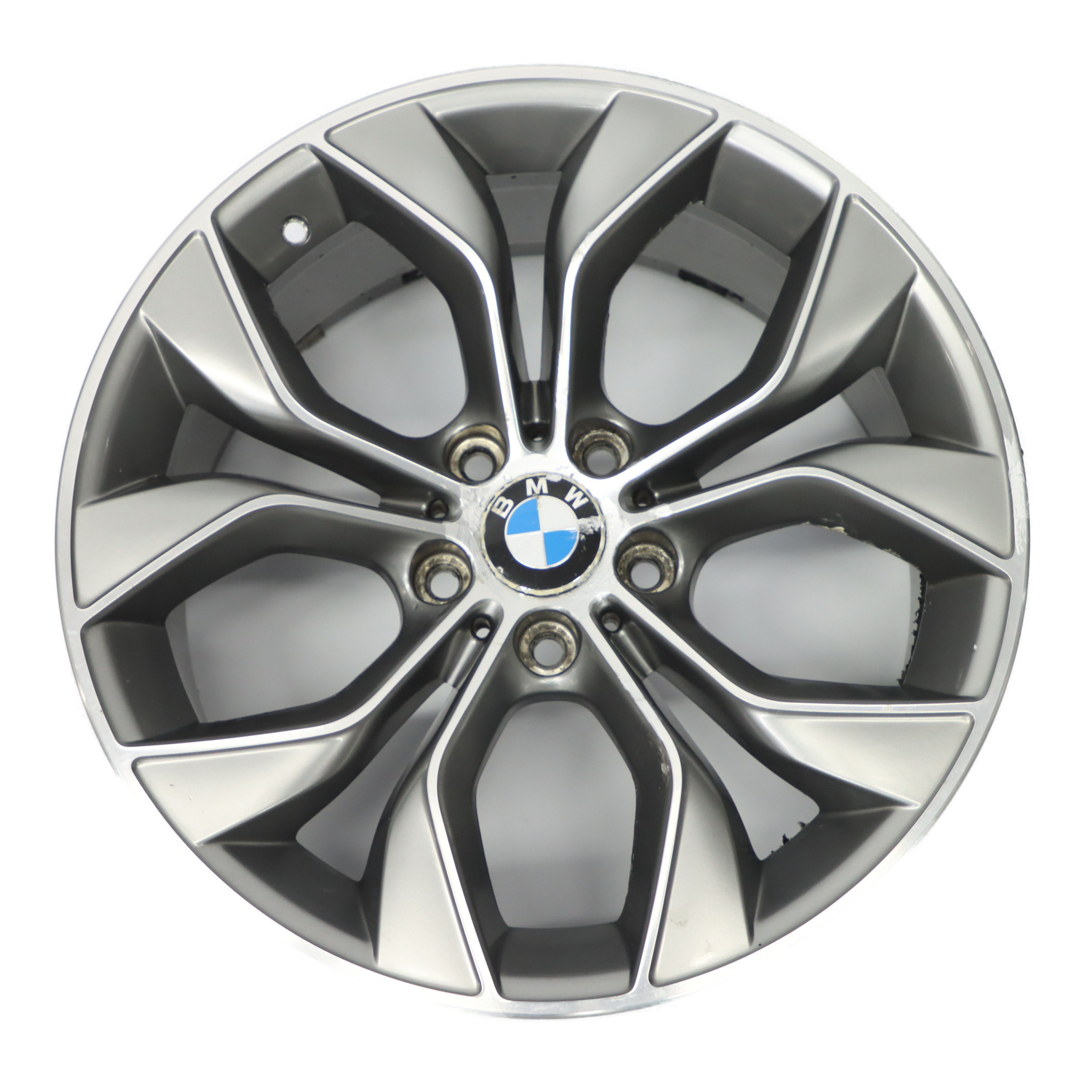 BMW X3 F25 Rear Reflex Silver Wheel Rim Alloy 19" Y Spoke 608 9,5J ET:48 6862891