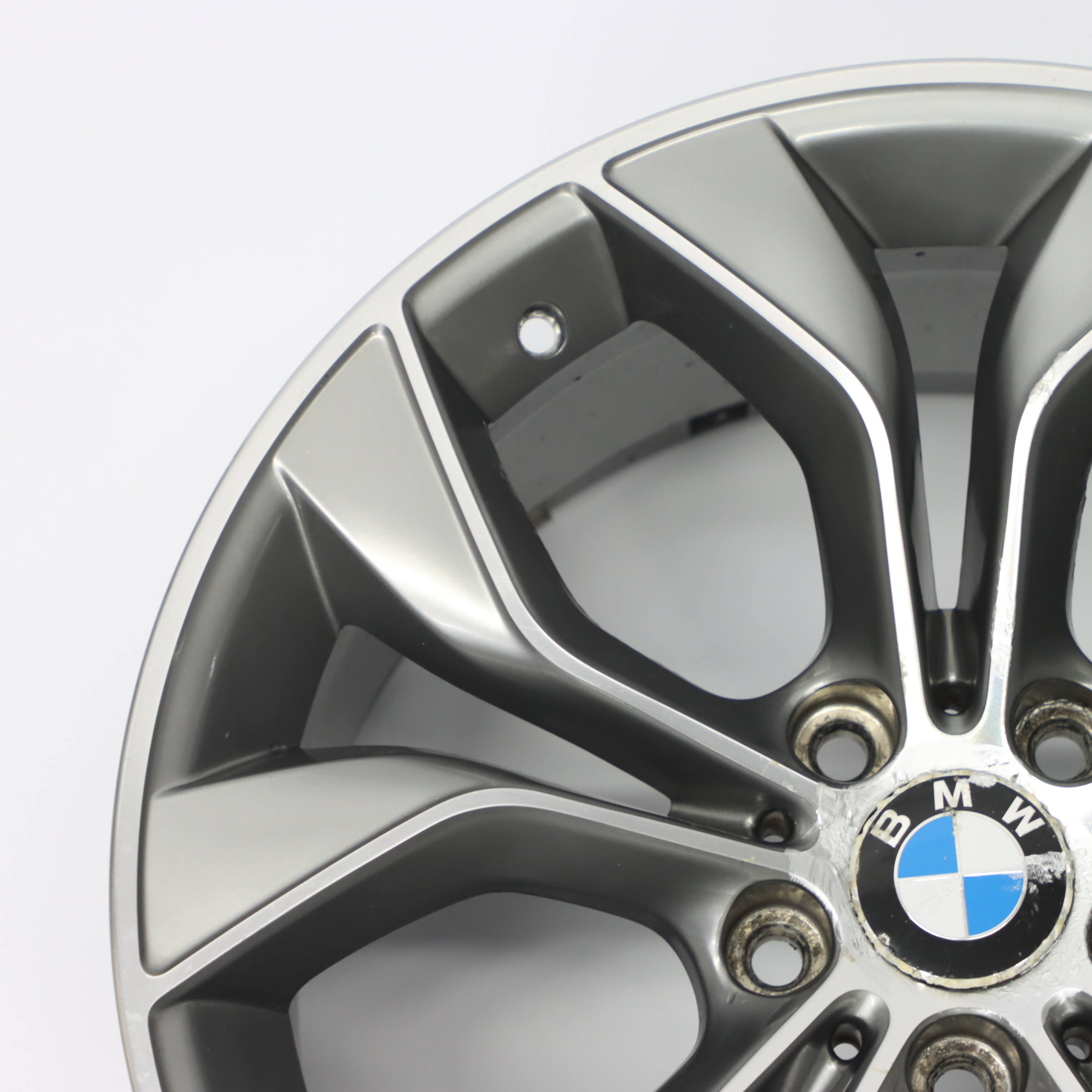 BMW X3 F25 Rear Reflex Silver Wheel Rim Alloy 19" Y Spoke 608 9,5J ET:48 6862891