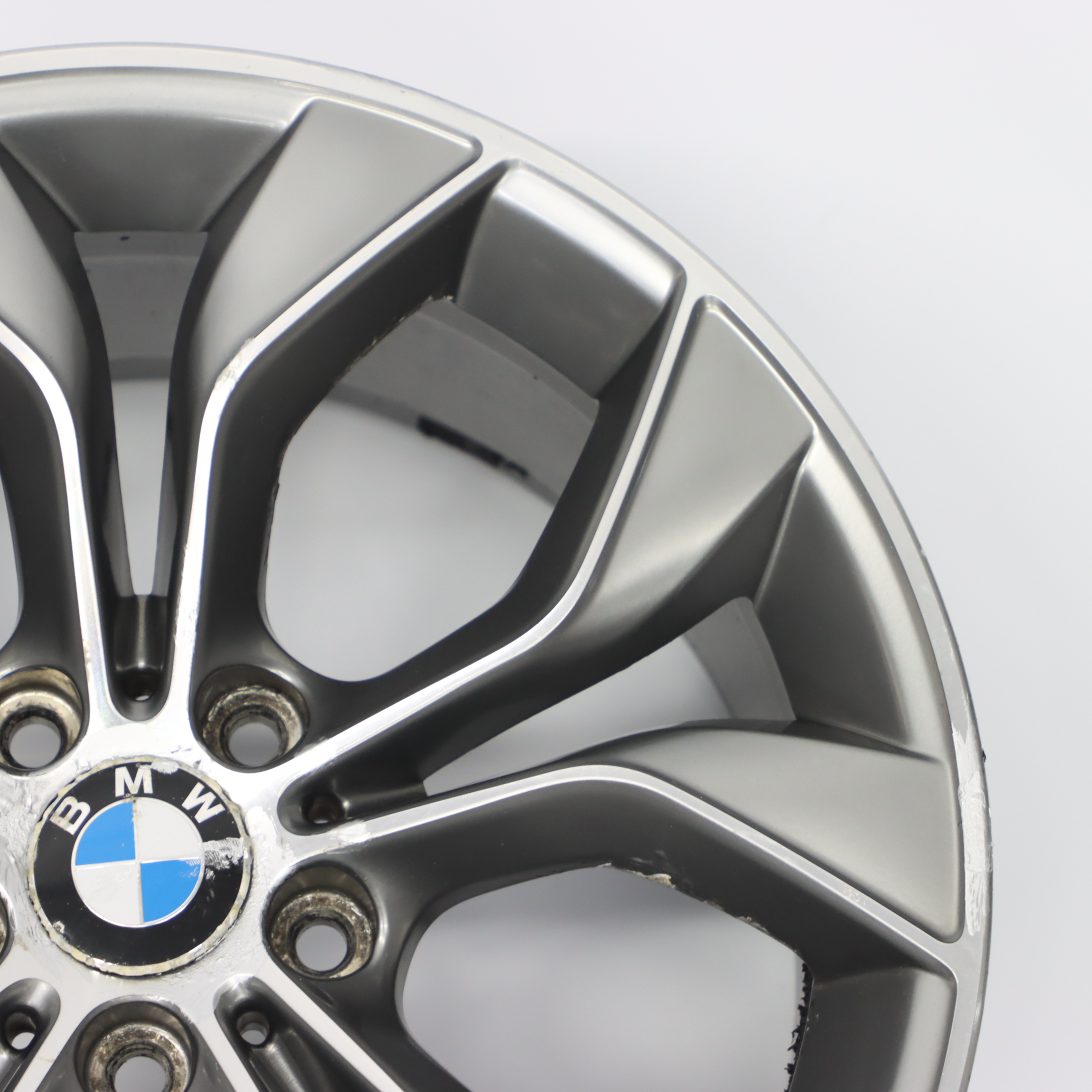 BMW X3 F25 Rear Reflex Silver Wheel Rim Alloy 19" Y Spoke 608 9,5J ET:48 6862891