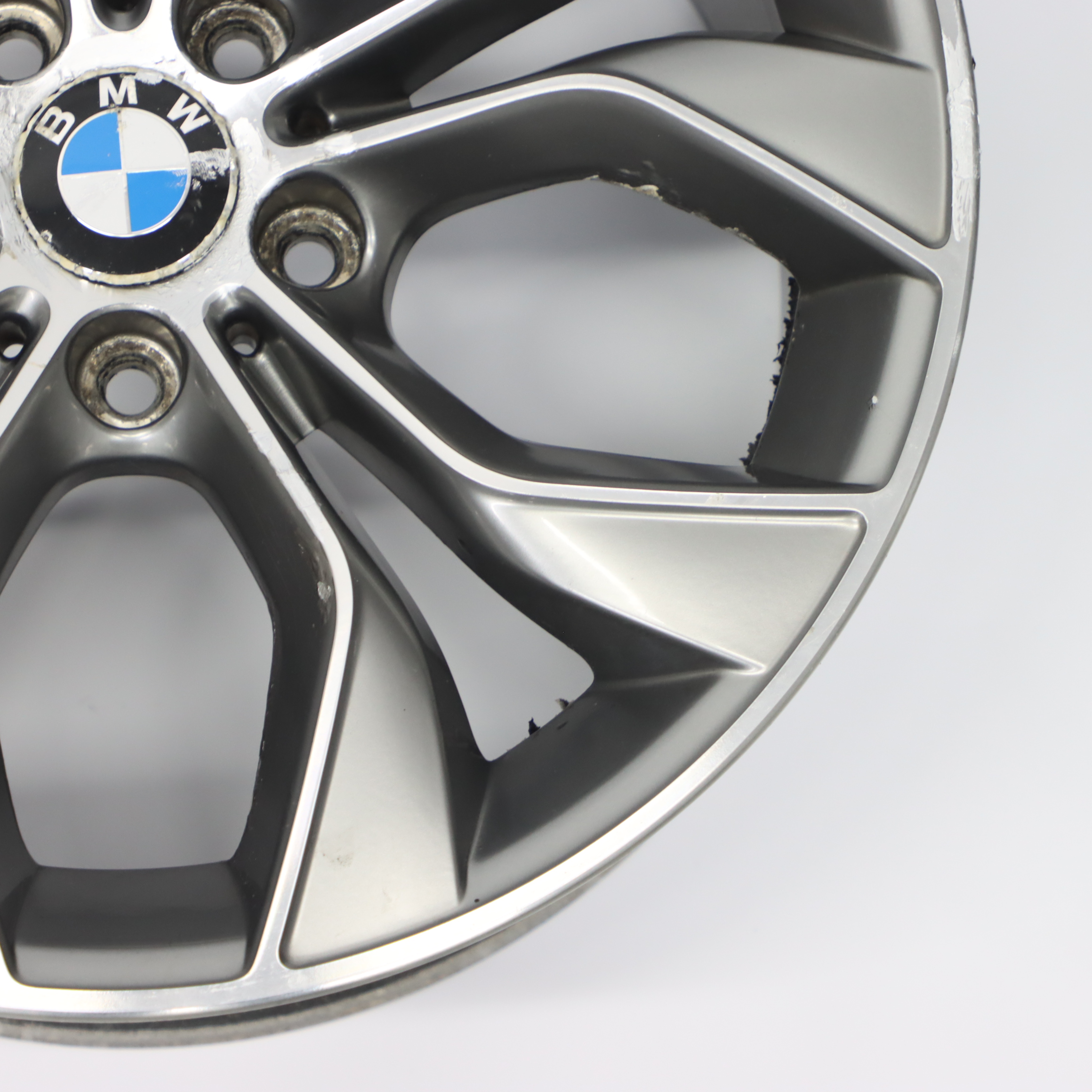 BMW X3 F25 Rear Reflex Silver Wheel Rim Alloy 19" Y Spoke 608 9,5J ET:48 6862891