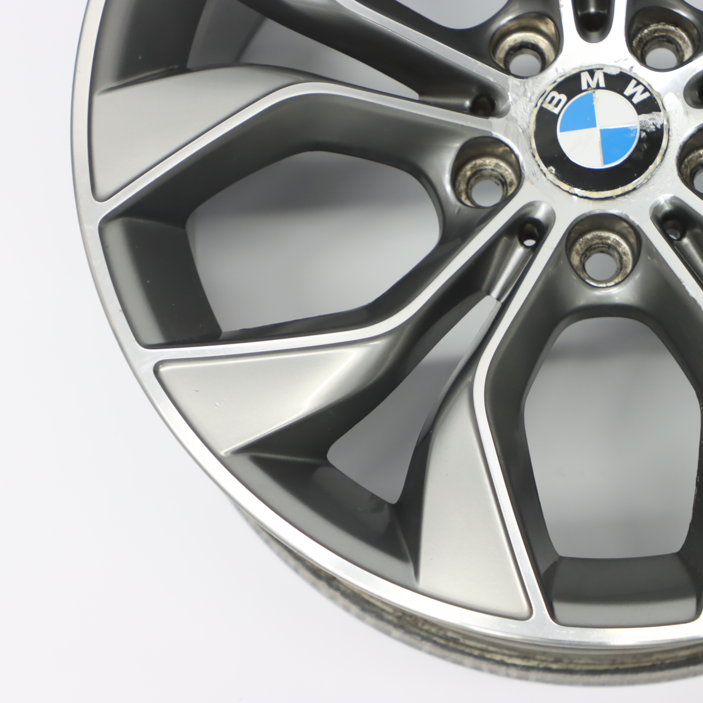 BMW X3 F25 Rear Reflex Silver Wheel Rim Alloy 19" Y Spoke 608 9,5J ET:48 6862891