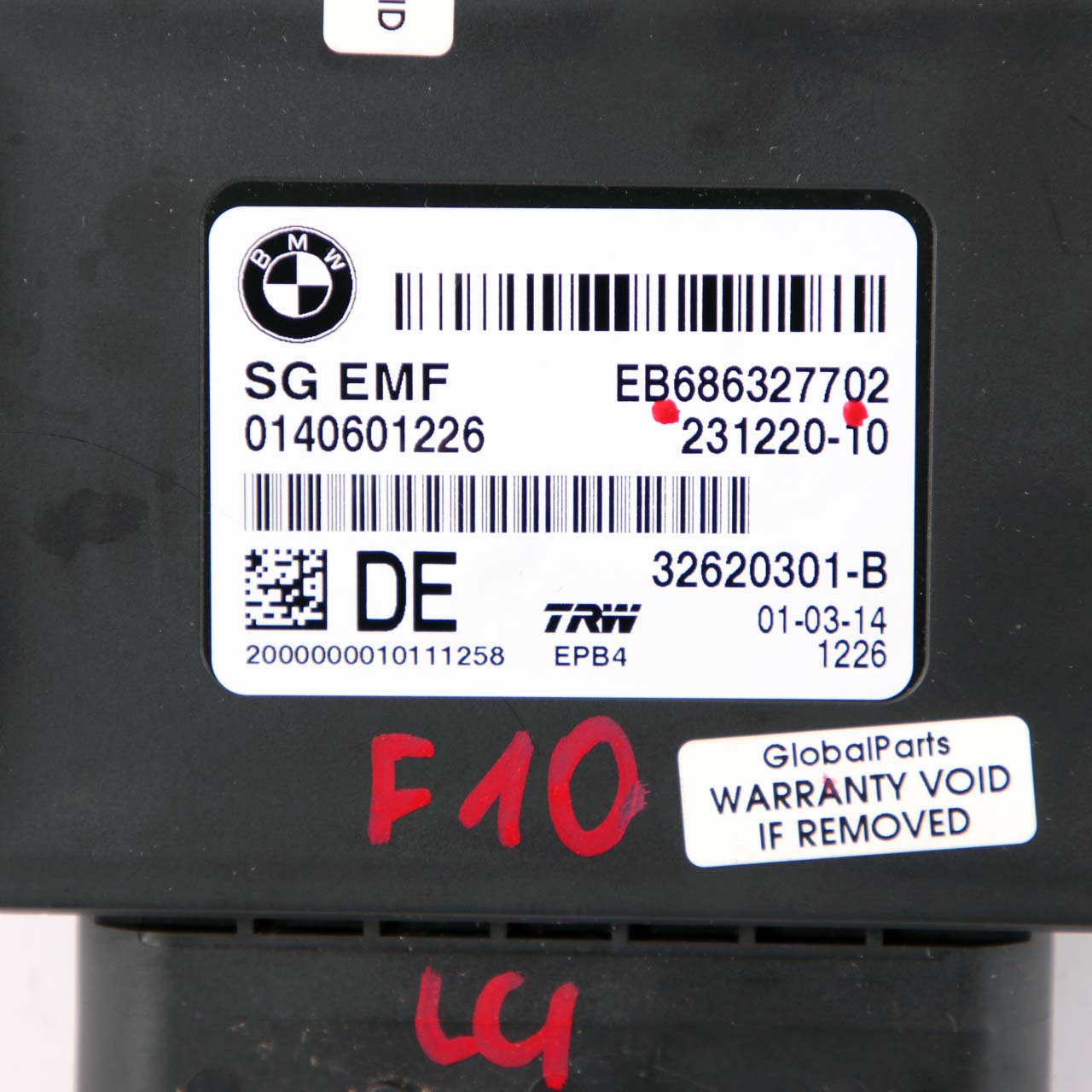 BMW F10 F11 LCI Electric Parking Brake Control Unit EMF Module 6863277