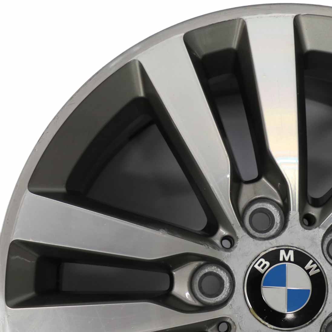 BMW F20 F21 F22 F23 Ferricgrey Wheel Alloy Rim 17" Double Spoke 655 ET:43 7,5J