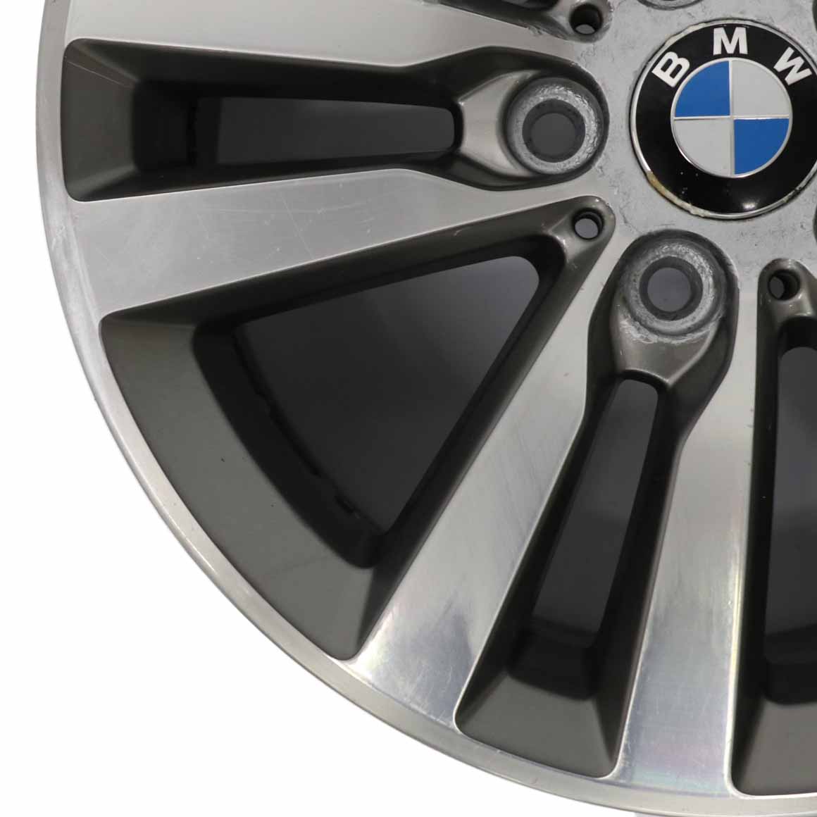 BMW F20 F21 F22 F23 Ferricgrey Wheel Alloy Rim 17" Double Spoke 655 ET:43 7,5J