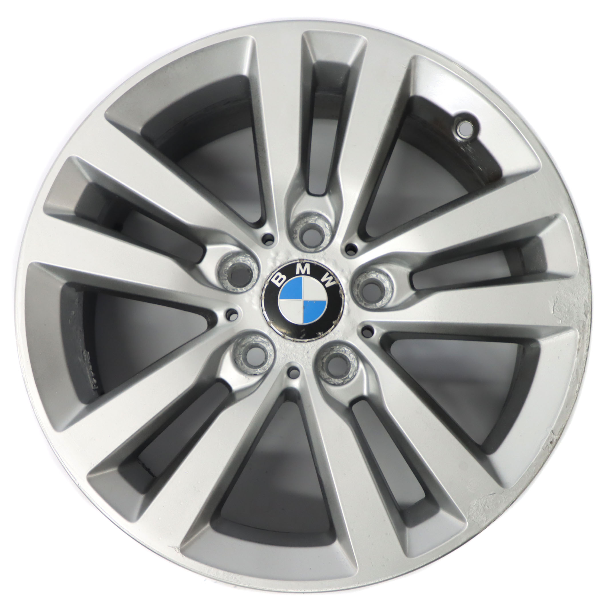 BMW F20 F21 F22 F23 Silver Wheel Alloy Rim 17" Double Spoke 655 ET:43 7,5J