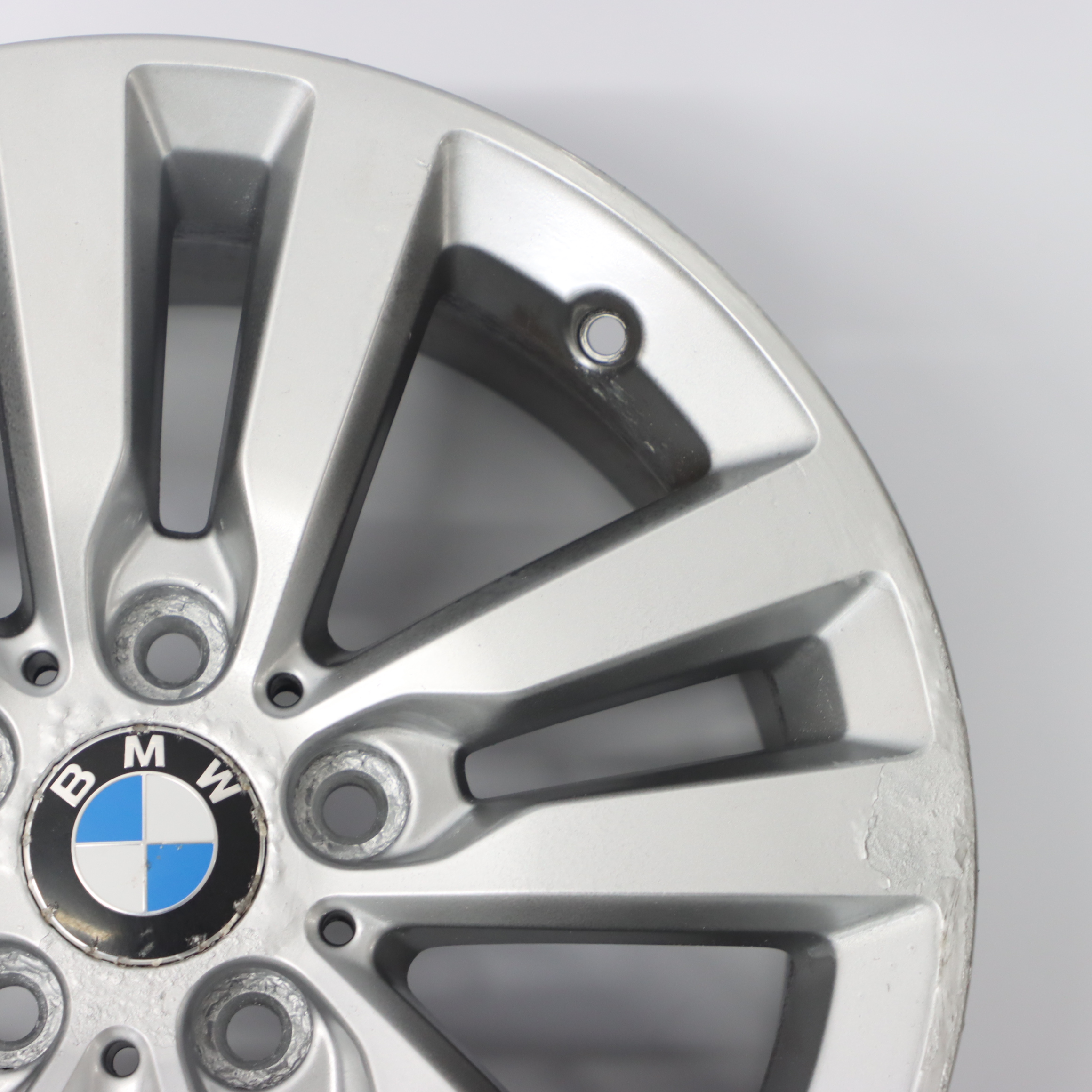 BMW F20 F21 F22 F23 Silver Wheel Alloy Rim 17" Double Spoke 655 ET:43 7,5J