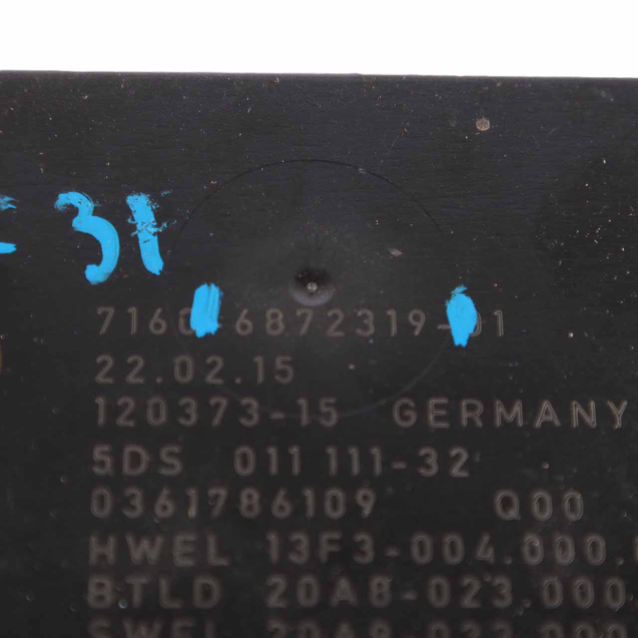 BMW F30 F31 F32 Towing Hitch Trailer Hook Module Control Unit 6872319