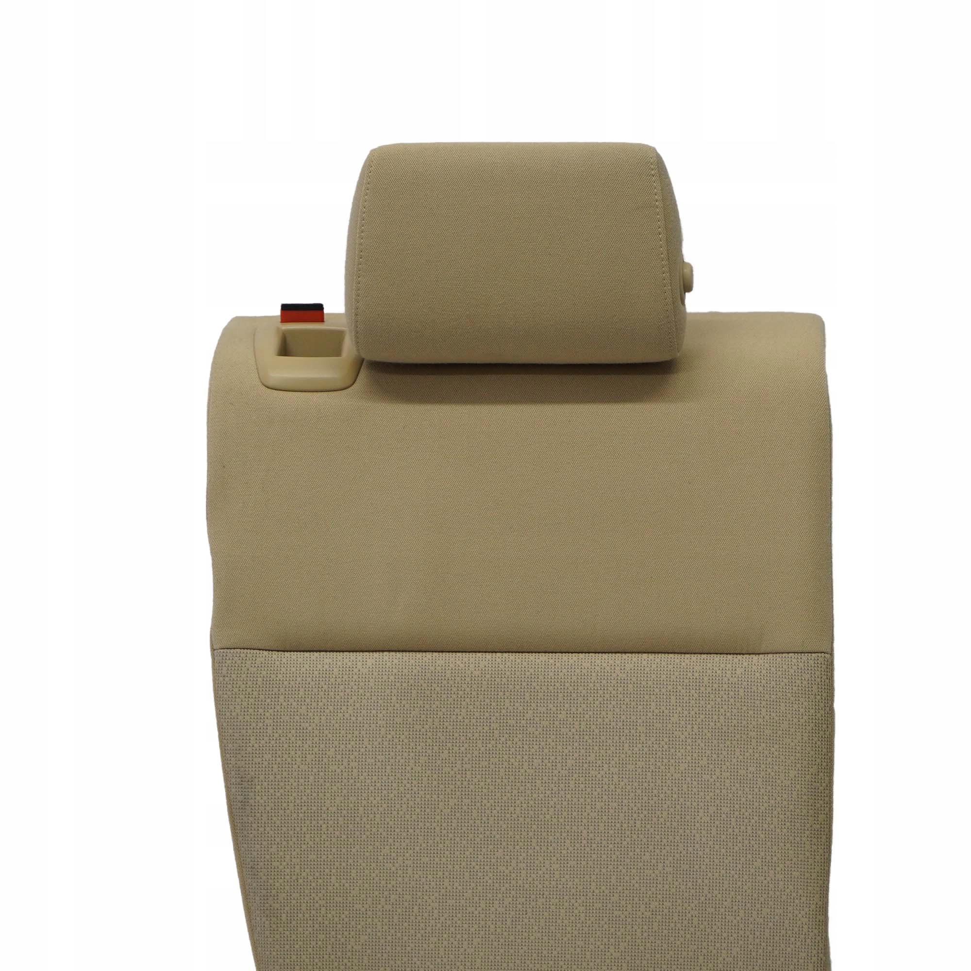 BMW 3 E91 Touring Rear Back Seat Backrest Right O/S Cloth Fluid Linea Beige