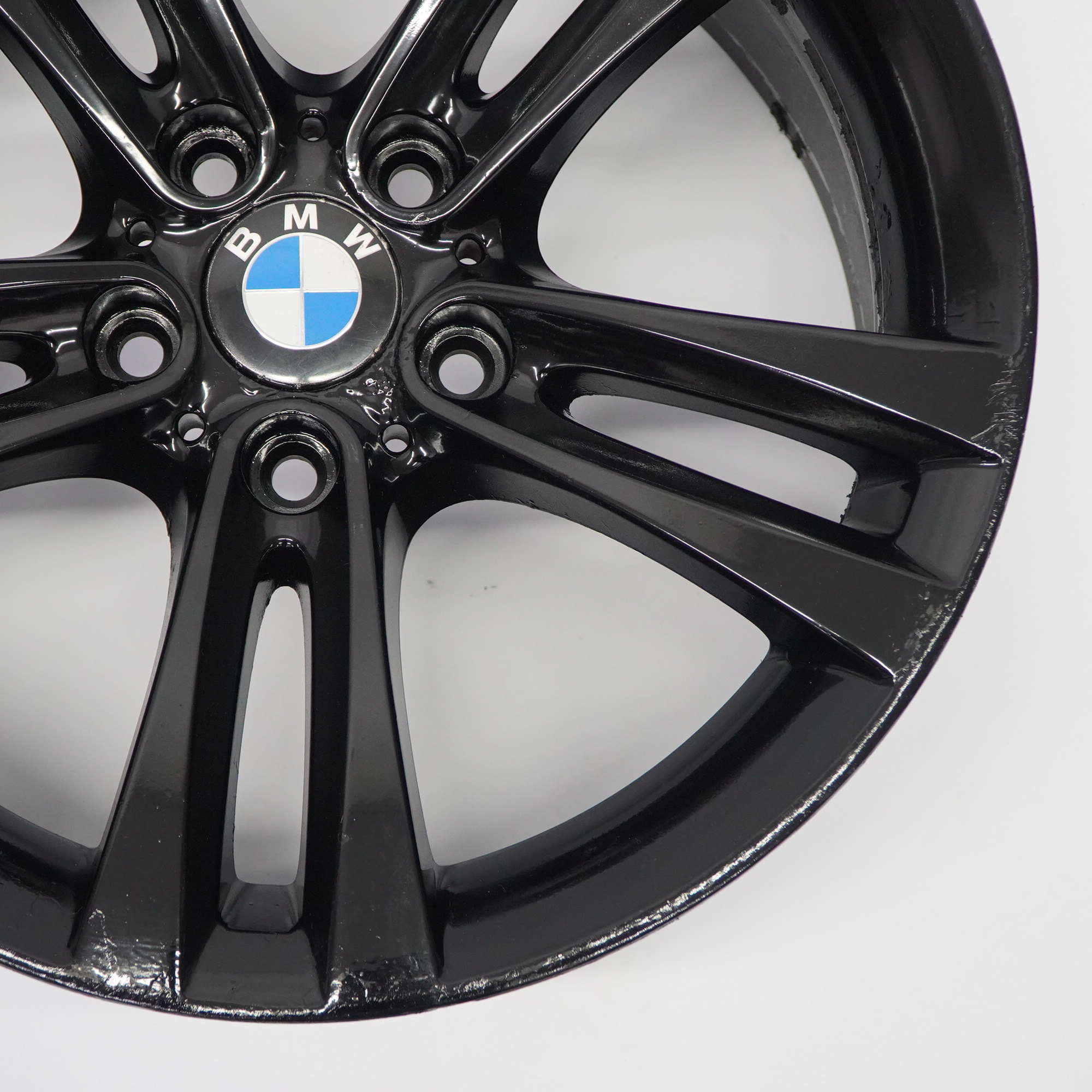 BMW F30 F31 F32 Black Wheel Alloy Rim Double Spoke 397 18" 8J ET:34 6882588