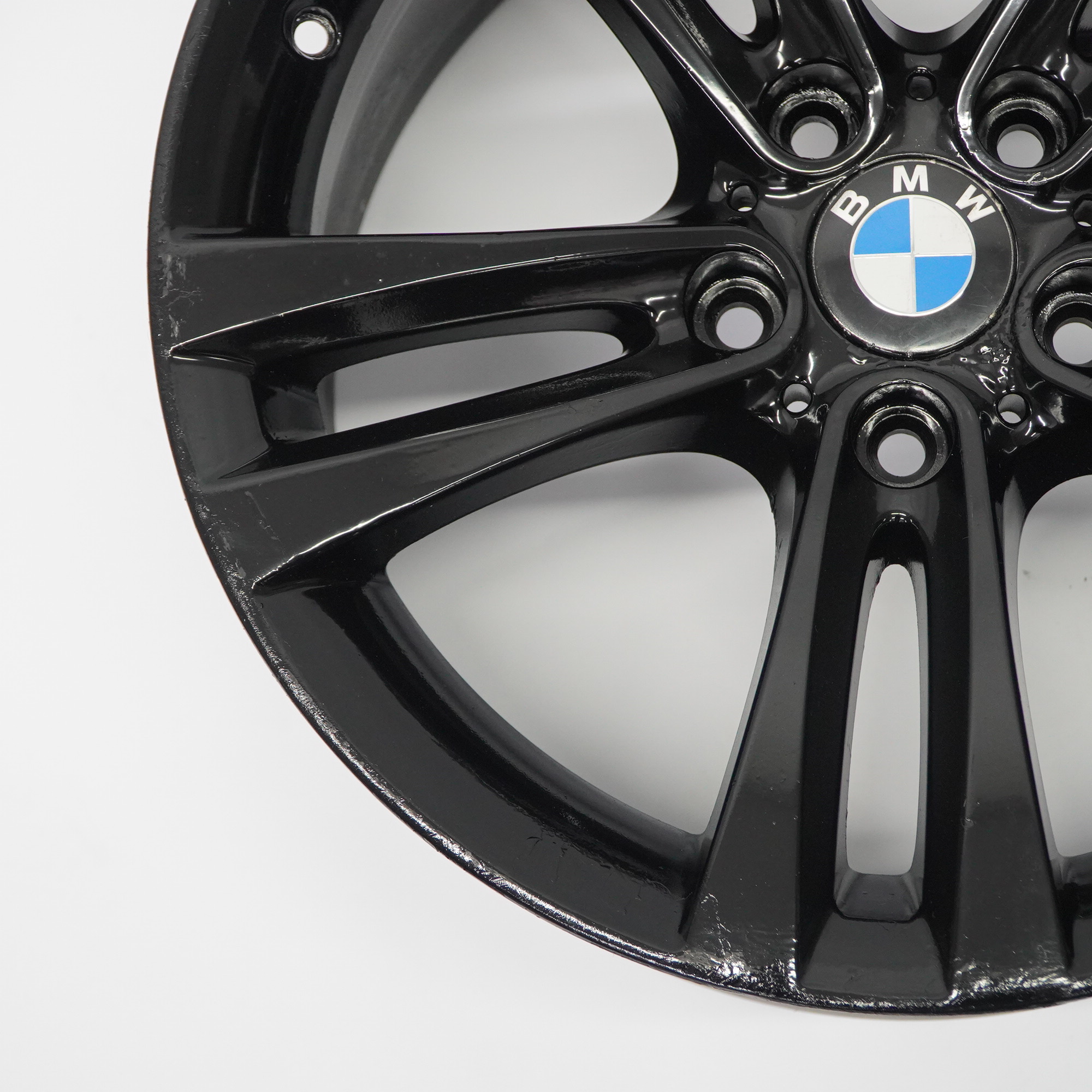 BMW F30 F31 F32 Black Wheel Alloy Rim Double Spoke 397 18" 8J ET:34 6882588