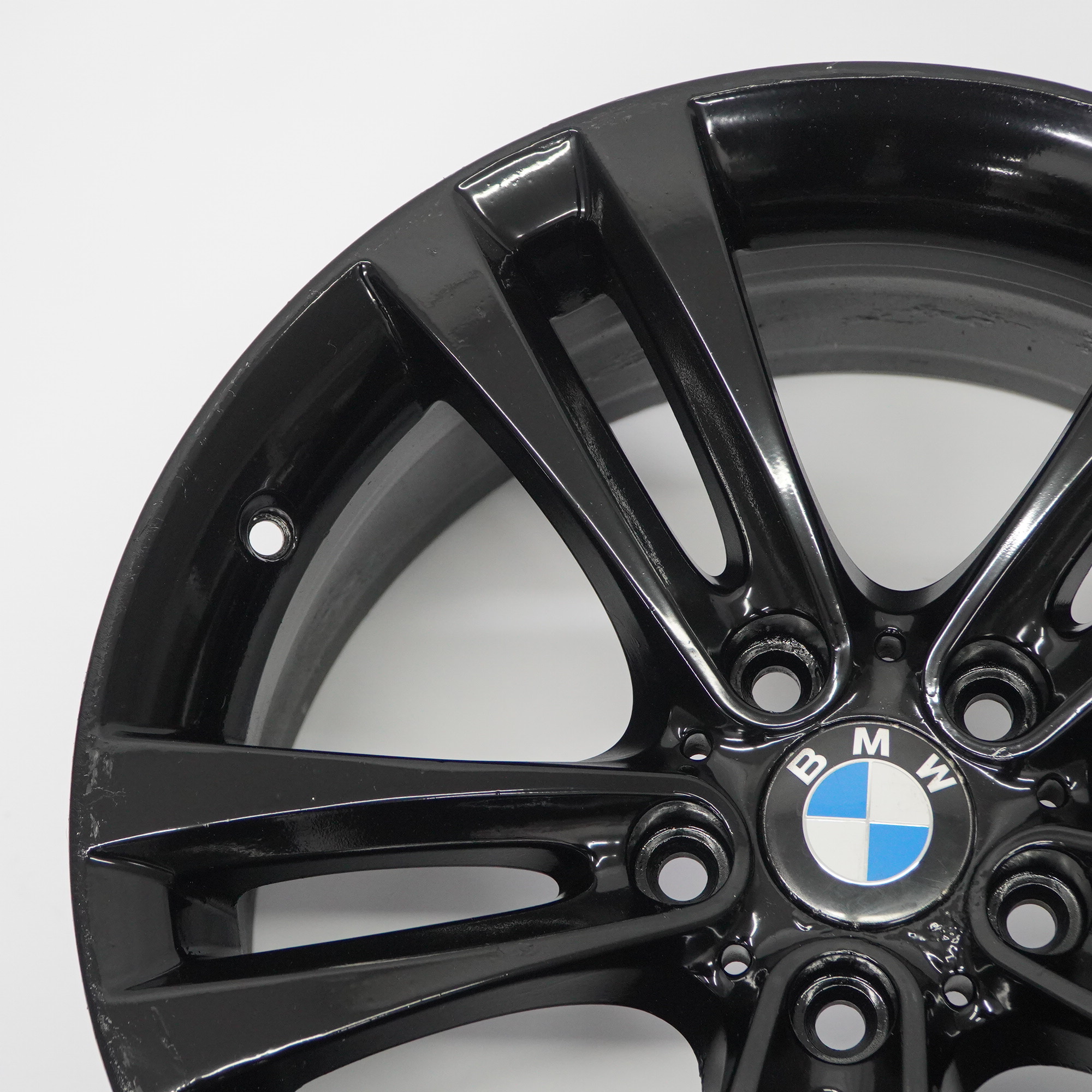 BMW F30 F31 F32 Black Wheel Alloy Rim Double Spoke 397 18" 8J ET:34 6882588