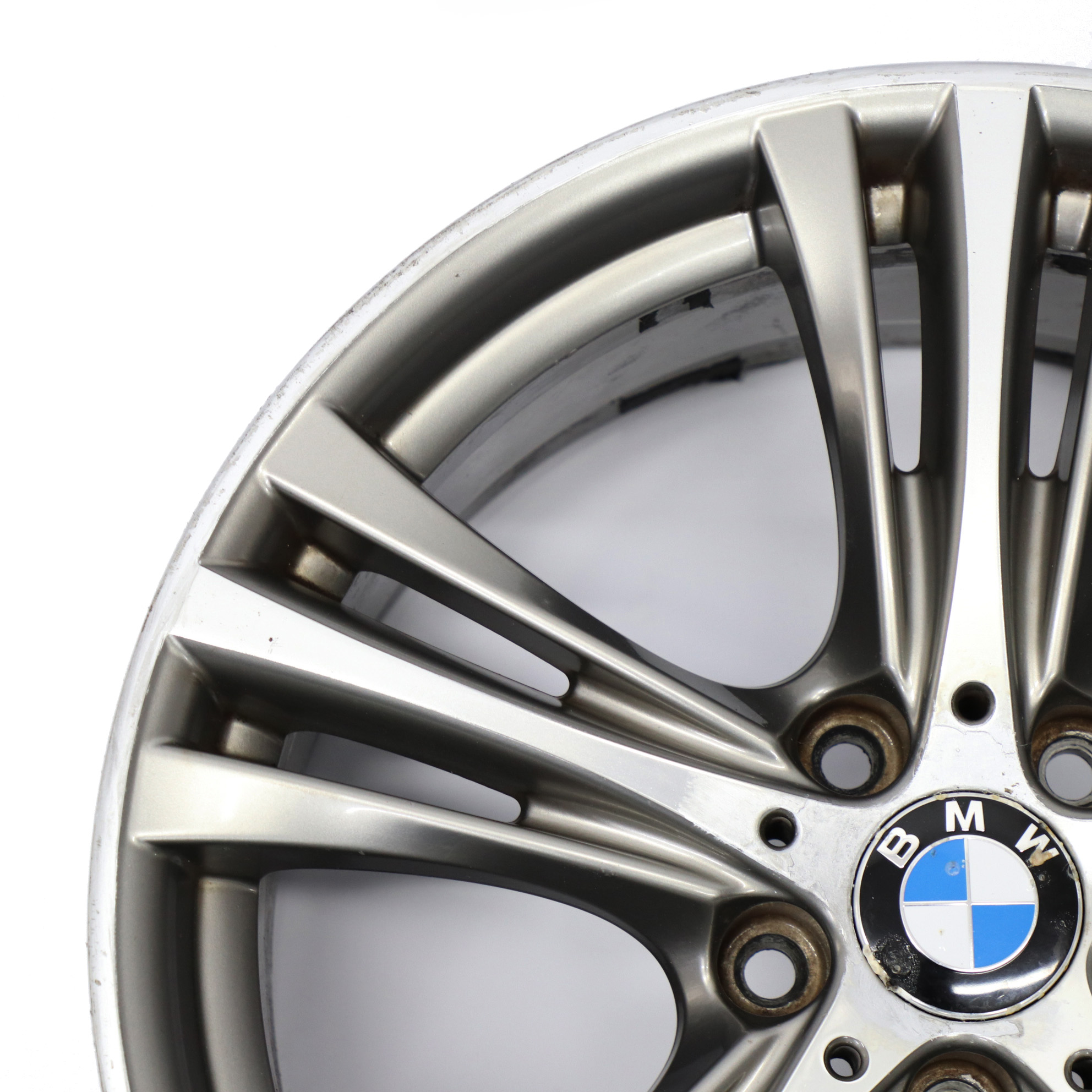 BMW F30 F31 Ferric Grey Wheel Alloy Rim 19" 8J ET:36 Star Spoke 407 6883014