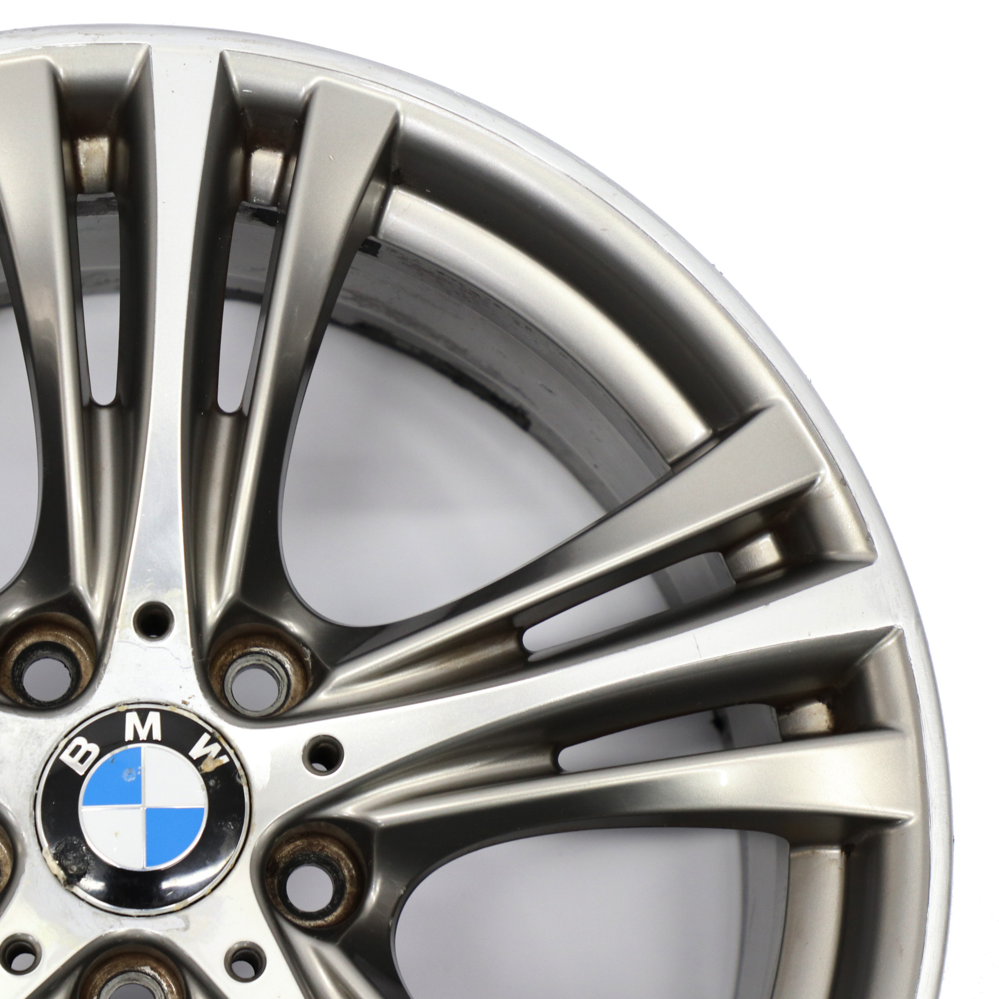 BMW F30 F31 Ferric Grey Wheel Alloy Rim 19" 8J ET:36 Star Spoke 407 6883014