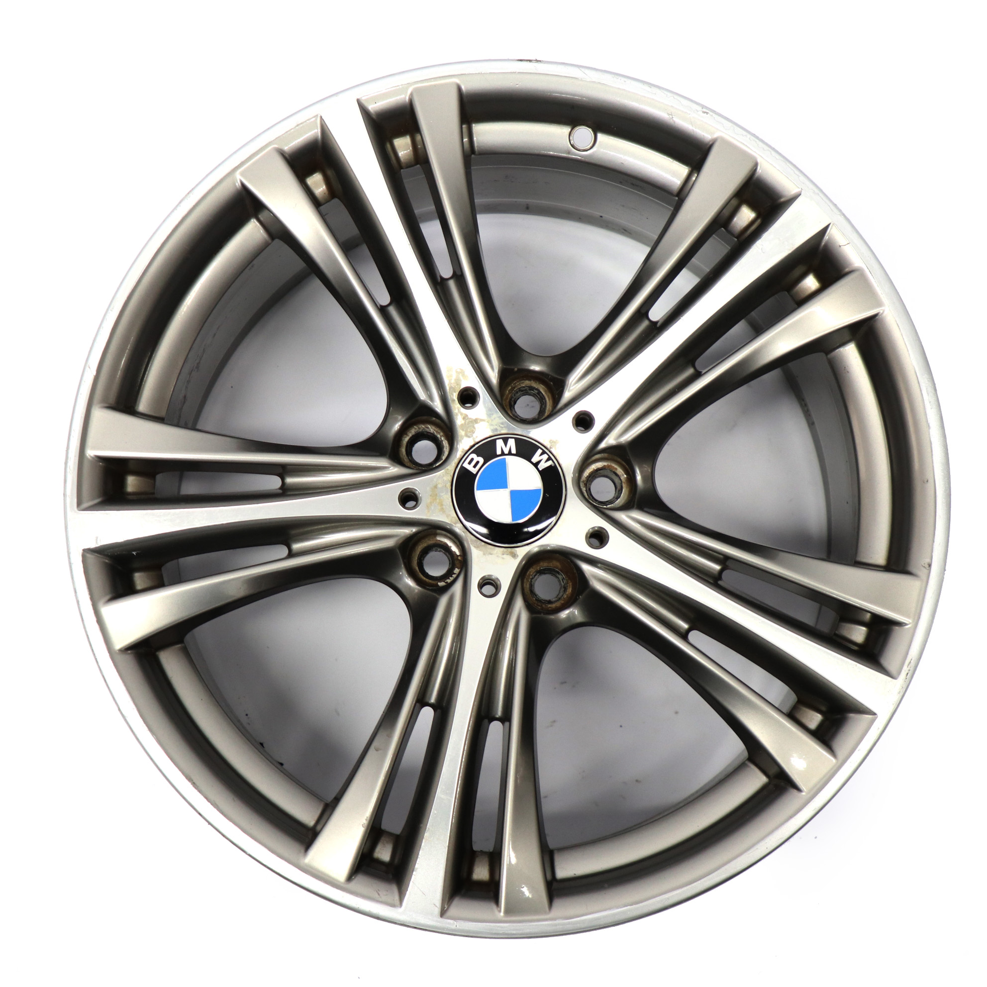 BMW F30 F31 Ferric Grey Wheel Alloy Rim 19" 8,5J ET:47 Star Spoke 407 6883015