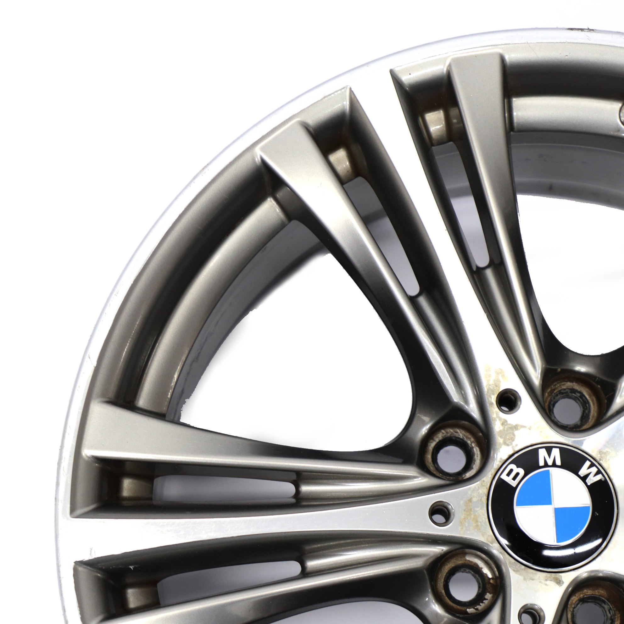 BMW F30 F31 Ferric Grey Wheel Alloy Rim 19" 8,5J ET:47 Star Spoke 407 6883015