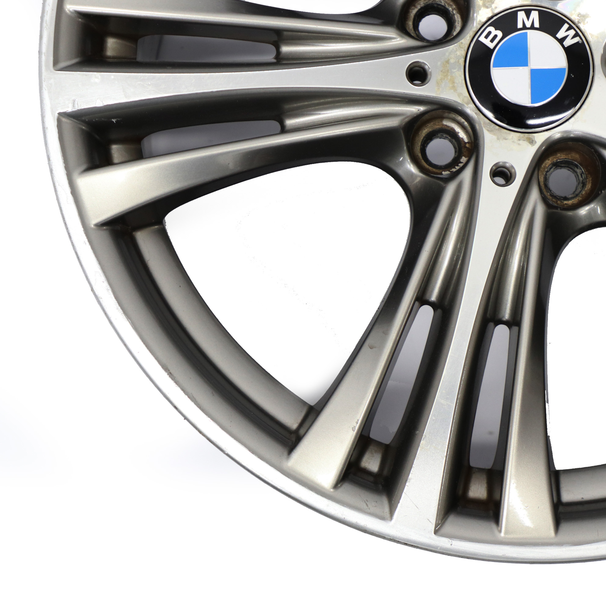 BMW F30 F31 Ferric Grey Wheel Alloy Rim 19" 8,5J ET:47 Star Spoke 407 6883015