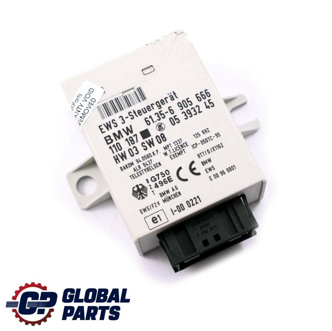 BMW E39 E46 Mini Cooper R50 EWS3 Control Unit 3 Immobiliser Module ECU 6905666