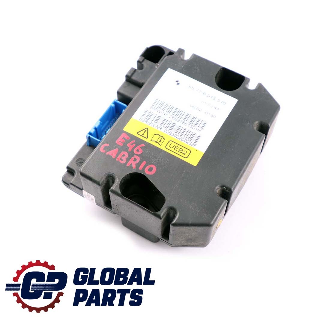 BMW E46 Convertible Rollover Sensor Control Unit Module 6918515