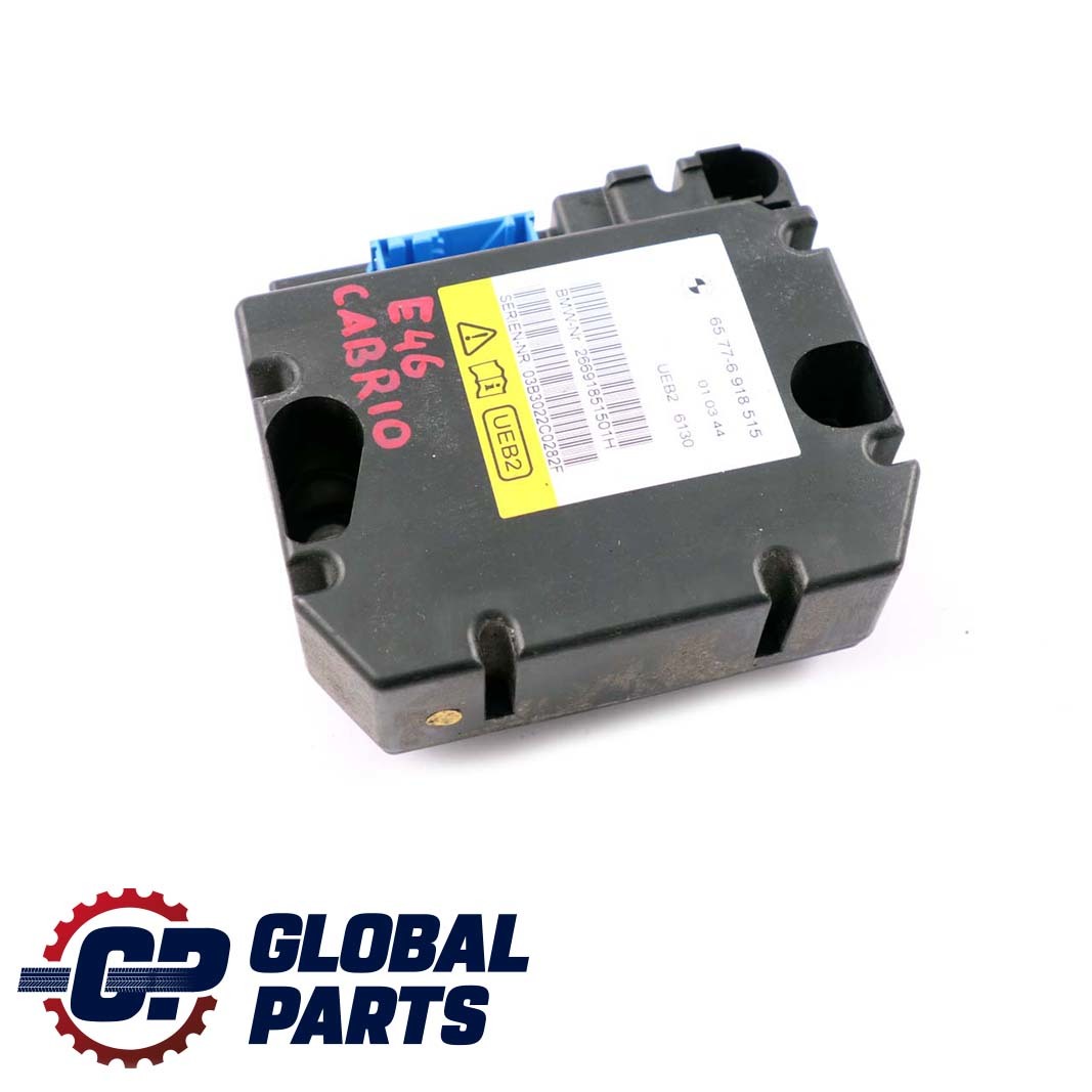 BMW E46 Convertible Rollover Sensor Control Unit Module 6918515