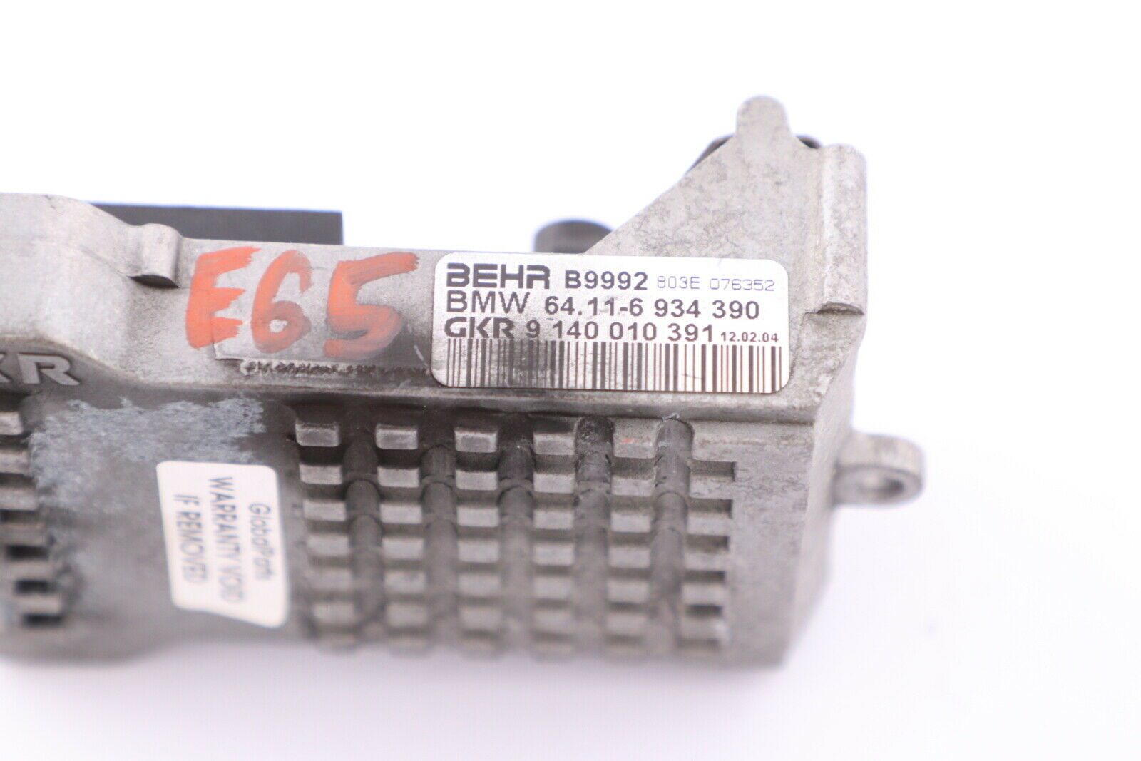 BMW 7 Series E65 E66 Blower Regulator Heater Blow Resistor Motor