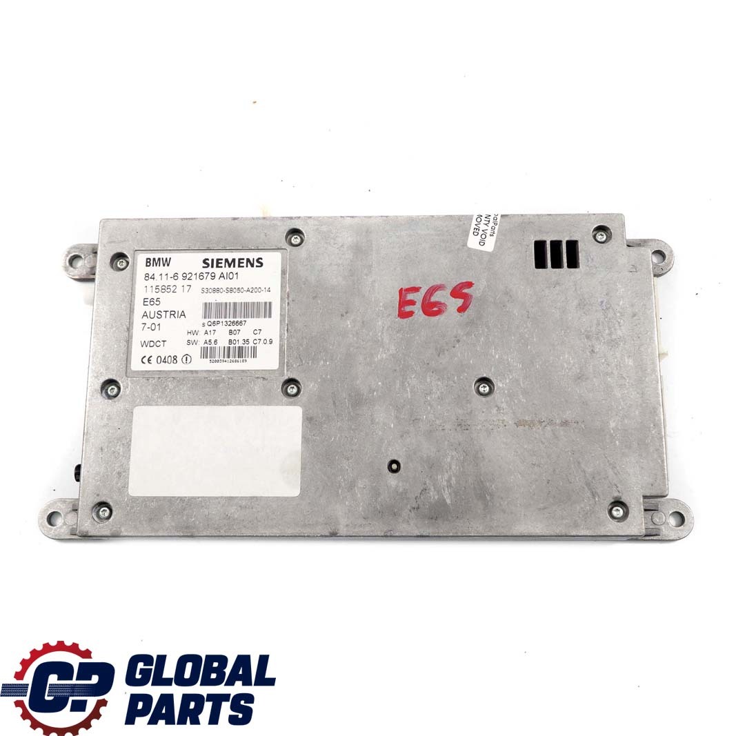 BMW 7 Series E65 E66 E67 Phone Transmitter-receiver Module ECU Siemens 6921679