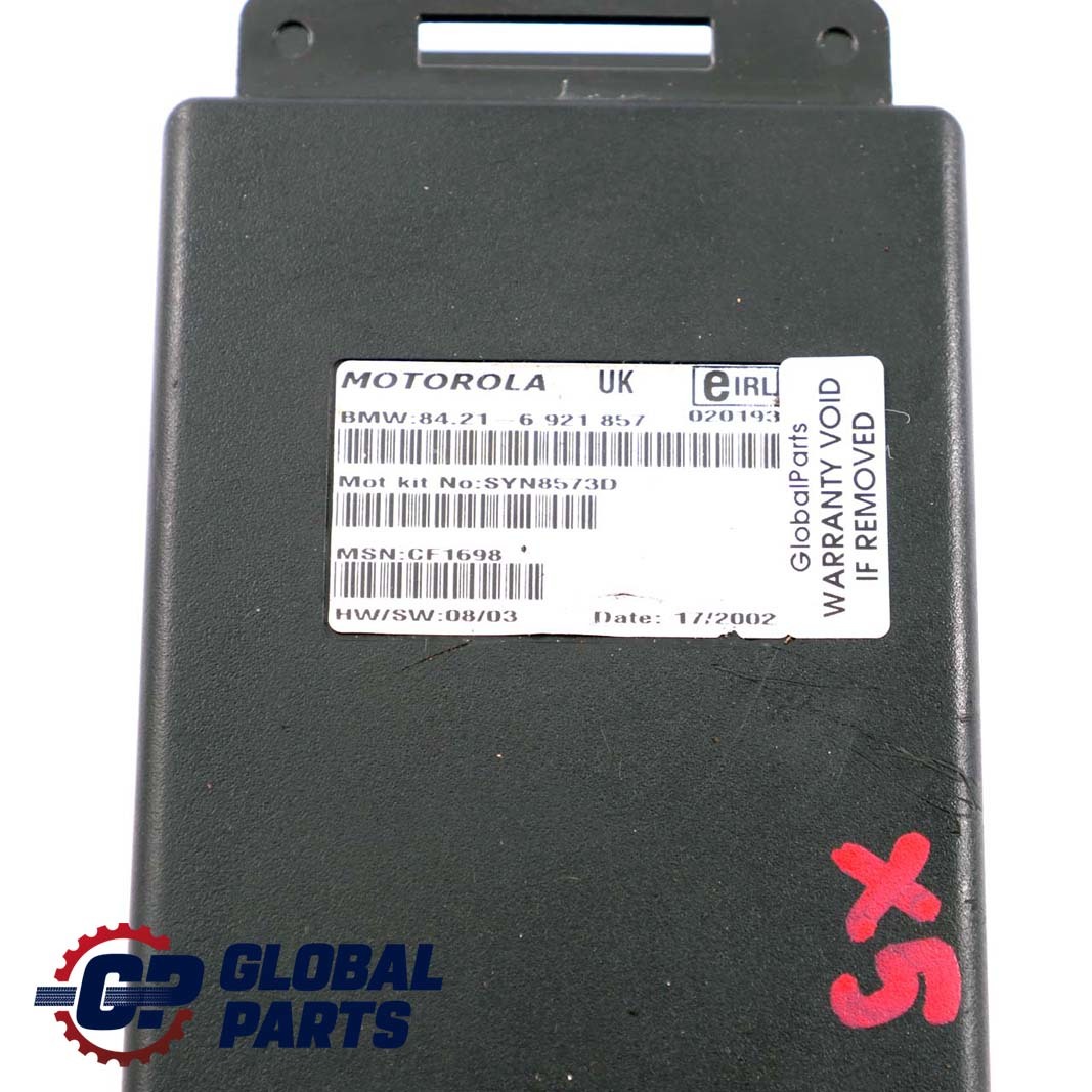 BMW 3 5 X5 E39 E46 E53 Motorola Hands-free Electronics Control Unit ECU 6921857