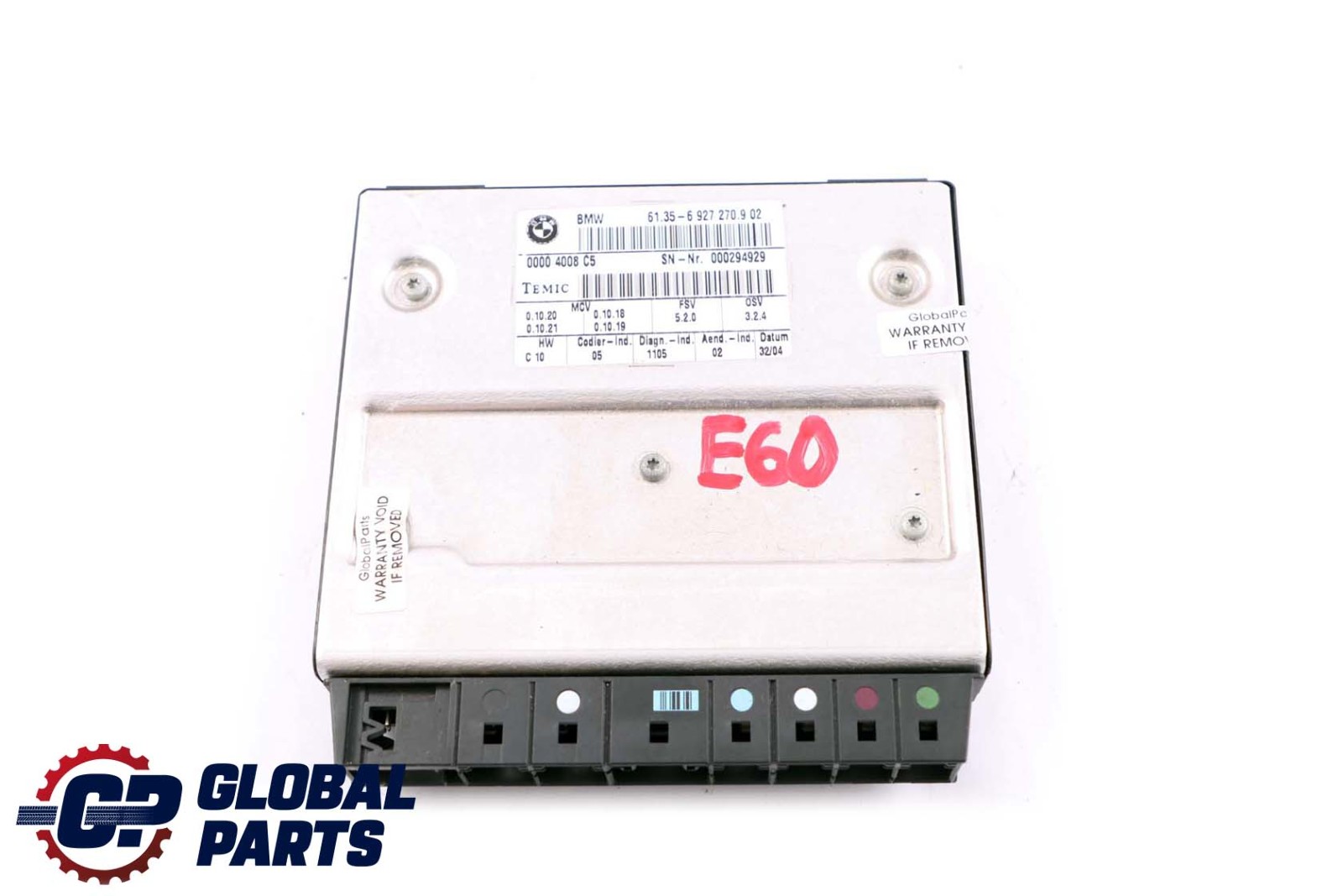 BMW 5 Series E60 Seat Control Unit Module Left Right N/O/S Temic 6927270