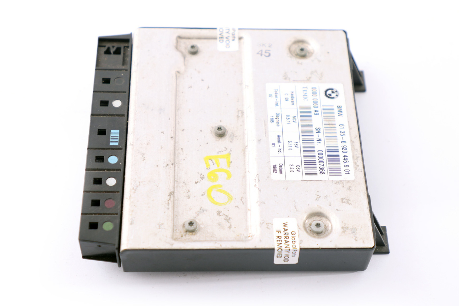 BMW 5 7 Series E60 E61 E65 E66 Front Seat Module Control Unit