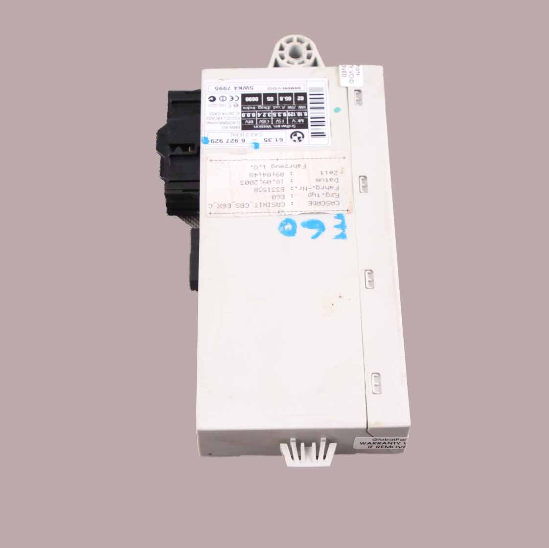 Control Unit BMW E60 E61 E63 E64 CAS2 ECU Module 6927929