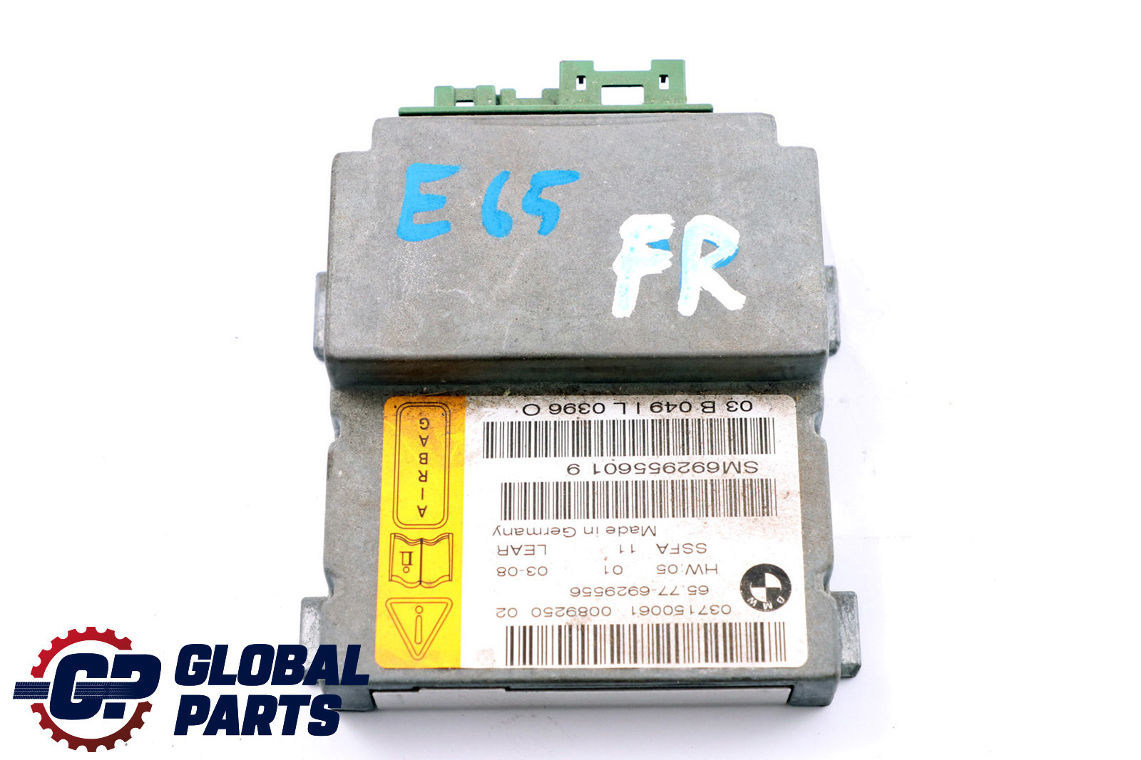 BMW 7 Series E65 E66 Driver's Seat Airbag Sensor Control Unit Module 6929556