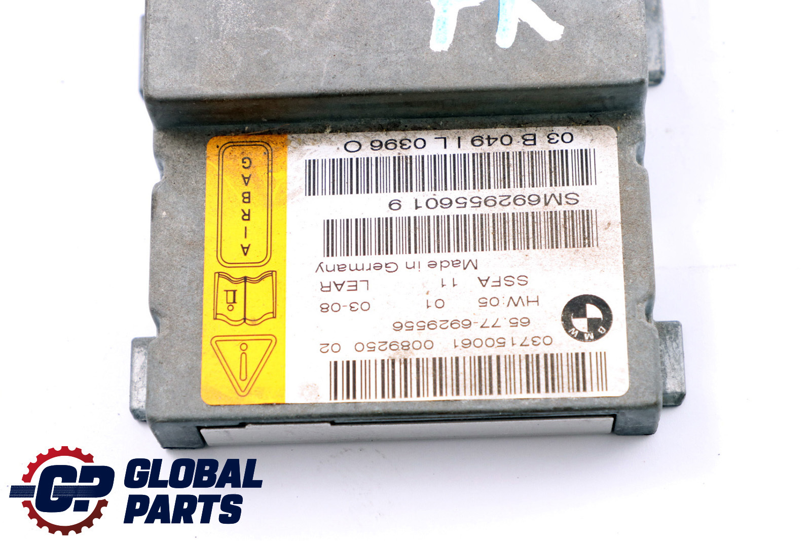 BMW 7 Series E65 E66 Driver's Seat Airbag Sensor Control Unit Module 6929556