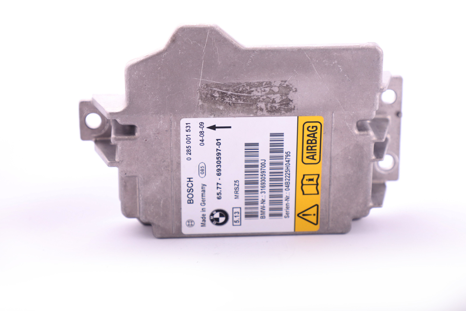 BMW 1 3 X1 SERIES E81 E87 E90 E91 Control Unit Airbag ECU NO CRASH DATA 6930597