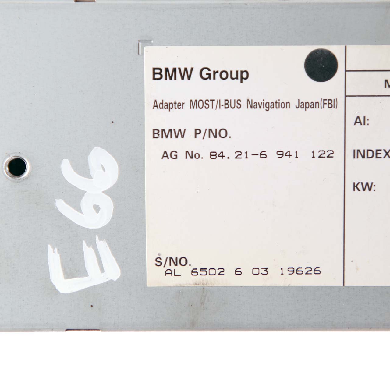 BMW E65 Telephone Adapter Navigation Control Unit Module Japan 6941122