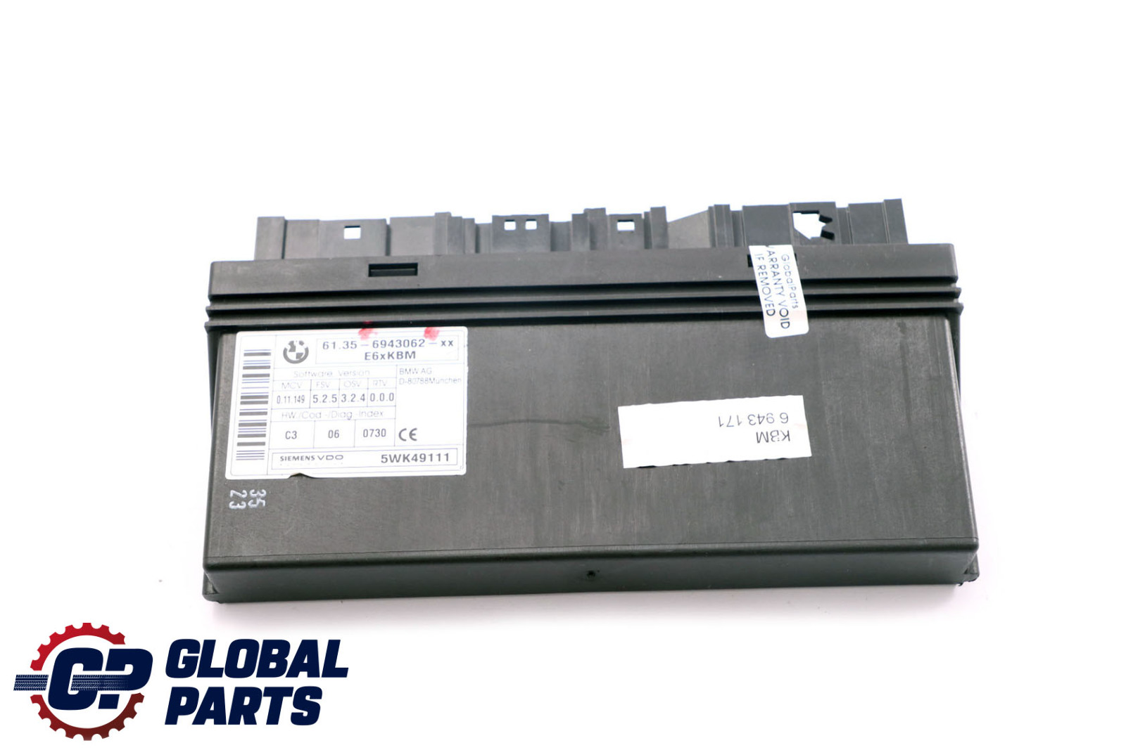 BMW 5 6 Series E60 E63 E64 LCI Body module ECU 61356943062 6943062