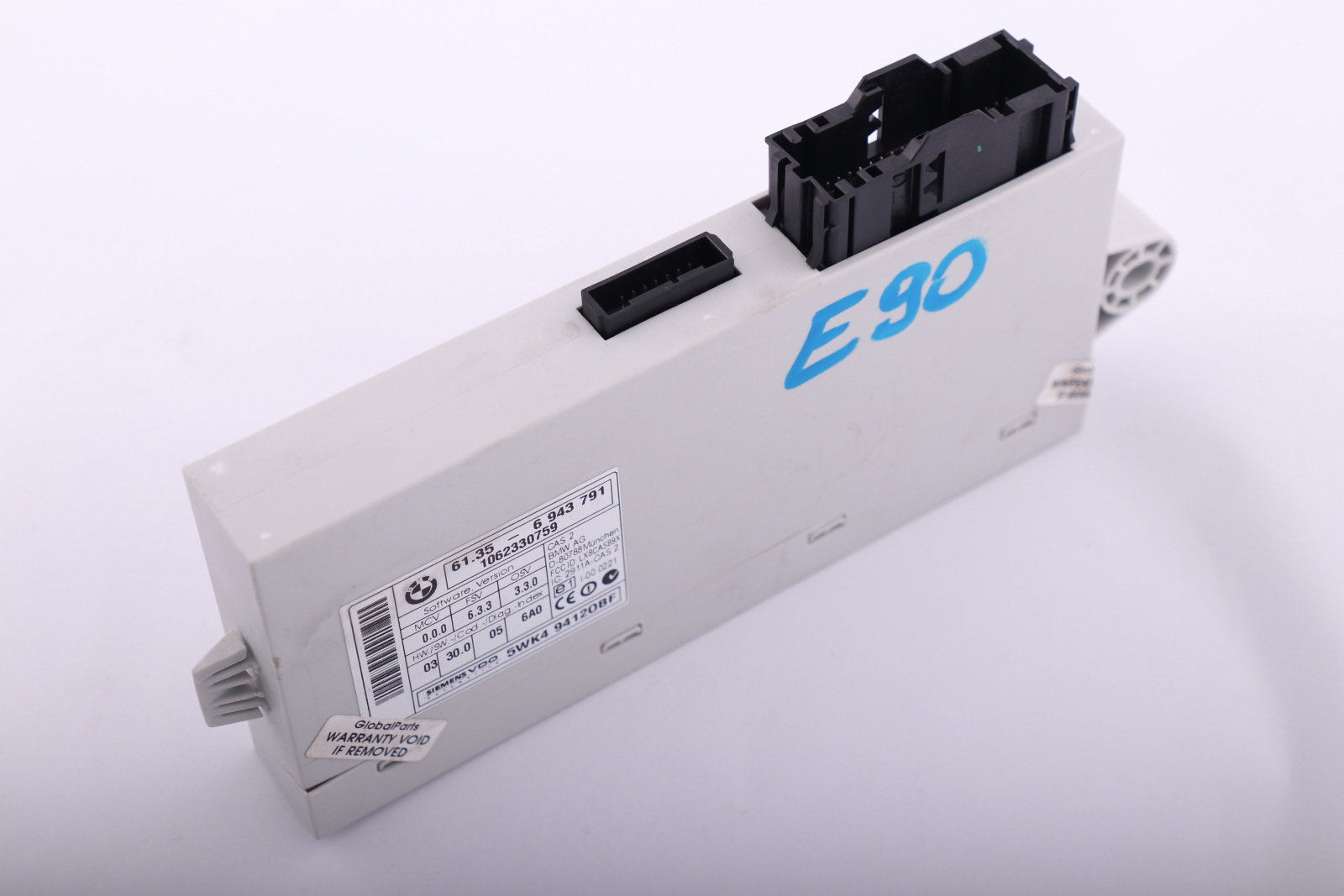 BMW 1 3 Series E87 E90 CAS2 ECU Control Unit Module 61356943791 6943791