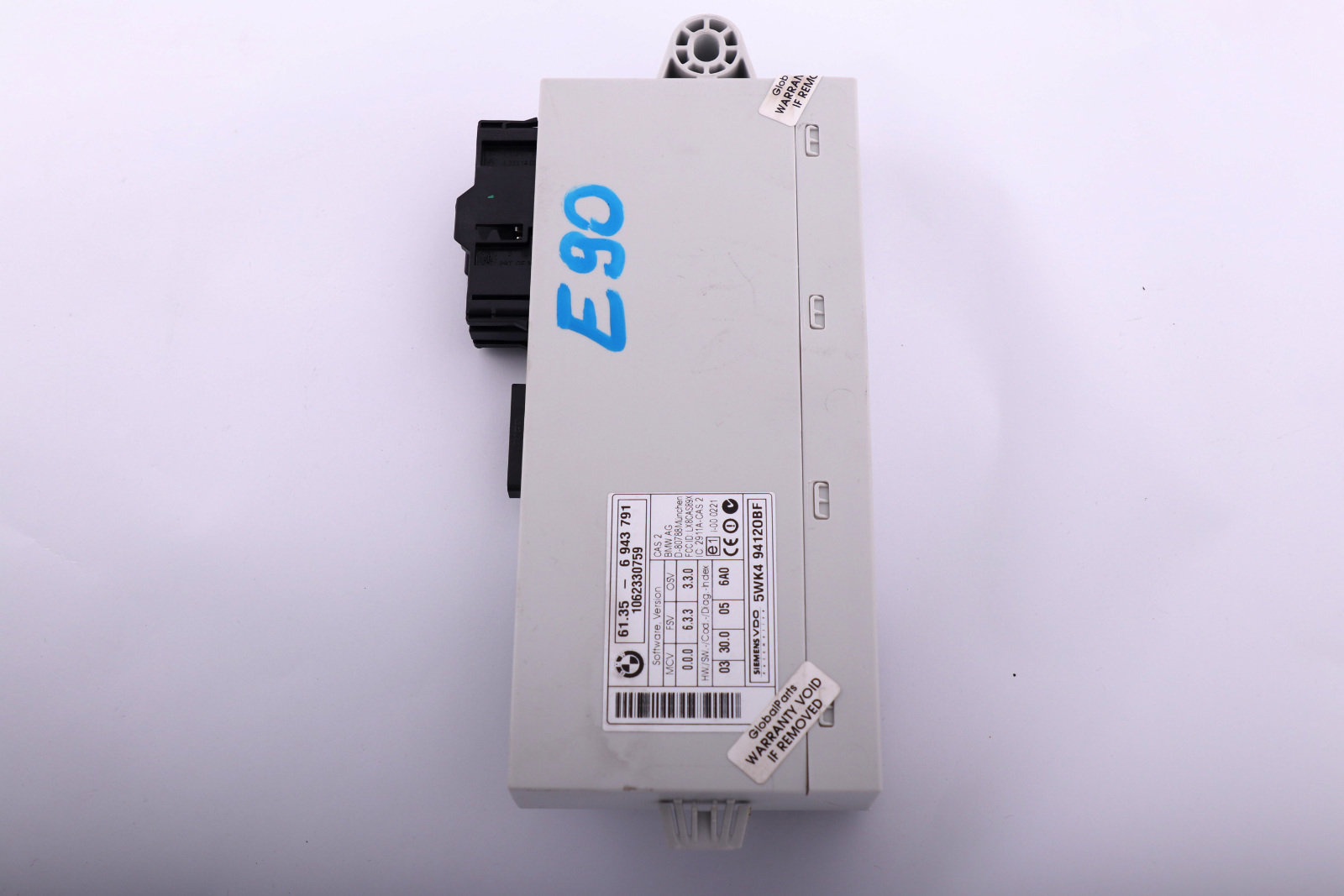 BMW 1 3 Series E87 E90 CAS2 ECU Control Unit Module 61356943791 6943791