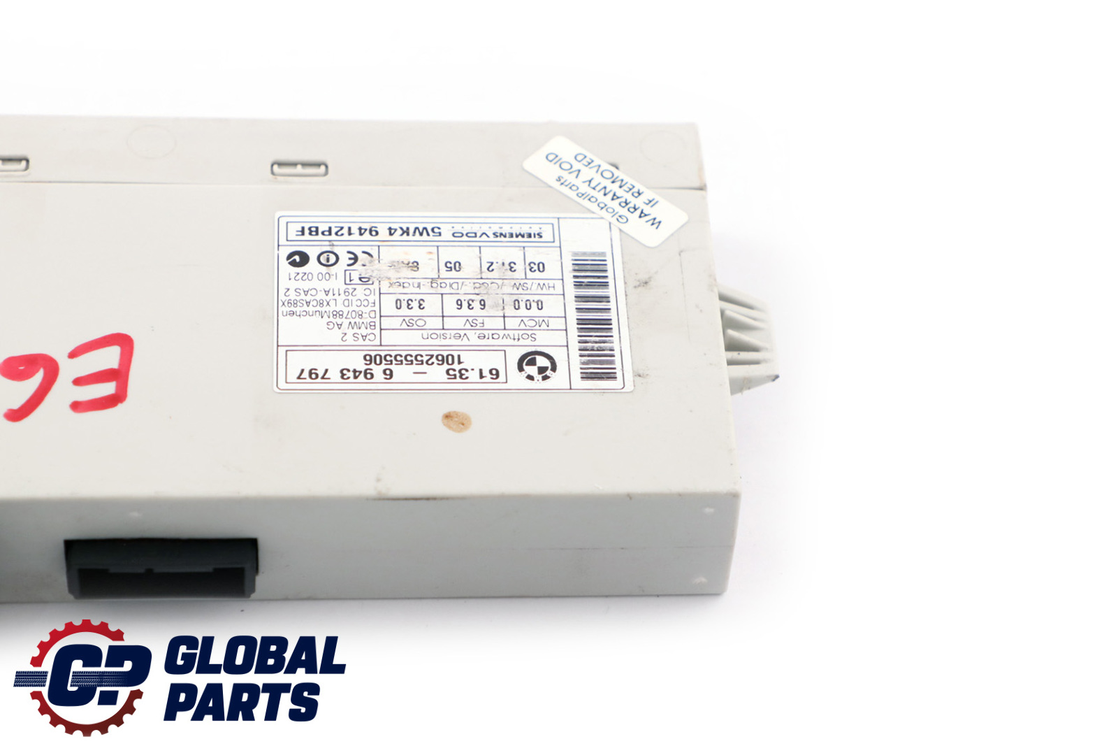 BMW 5 Series E60 E61 E63 E64 CAS2 ECU Control Unit Module 6943797 61356943797