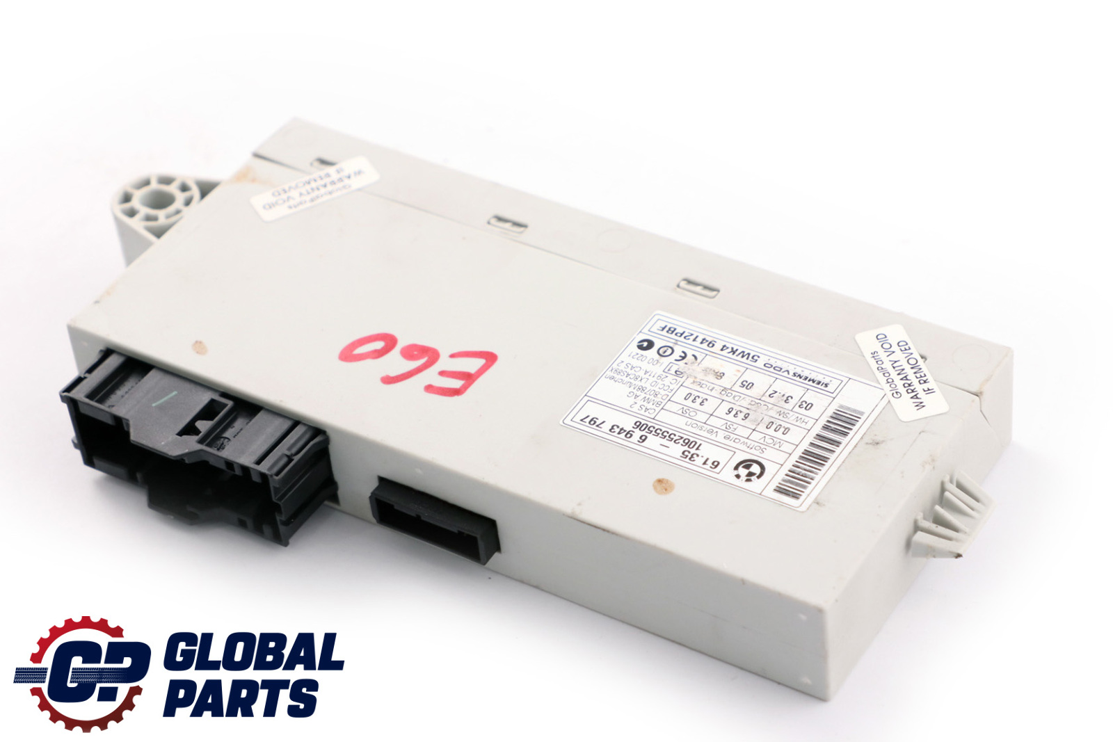 BMW 5 Series E60 E61 E63 E64 CAS2 ECU Control Unit Module 6943797 61356943797