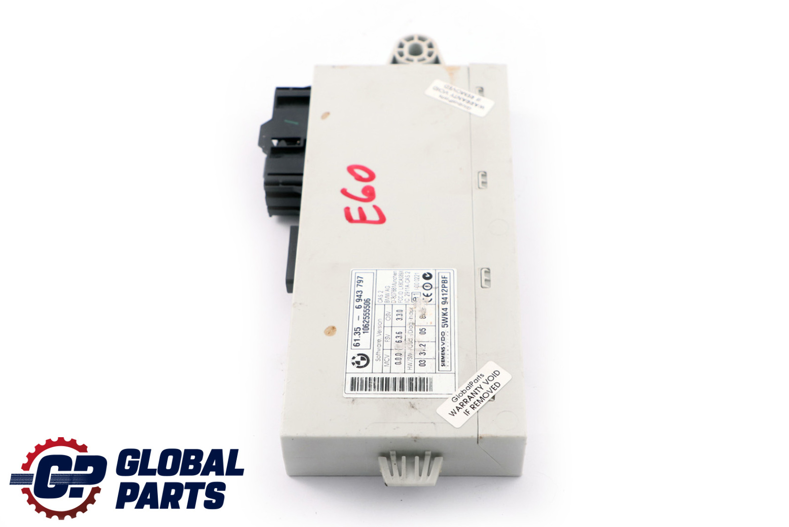 BMW 5 Series E60 E61 E63 E64 CAS2 ECU Control Unit Module 6943797 61356943797