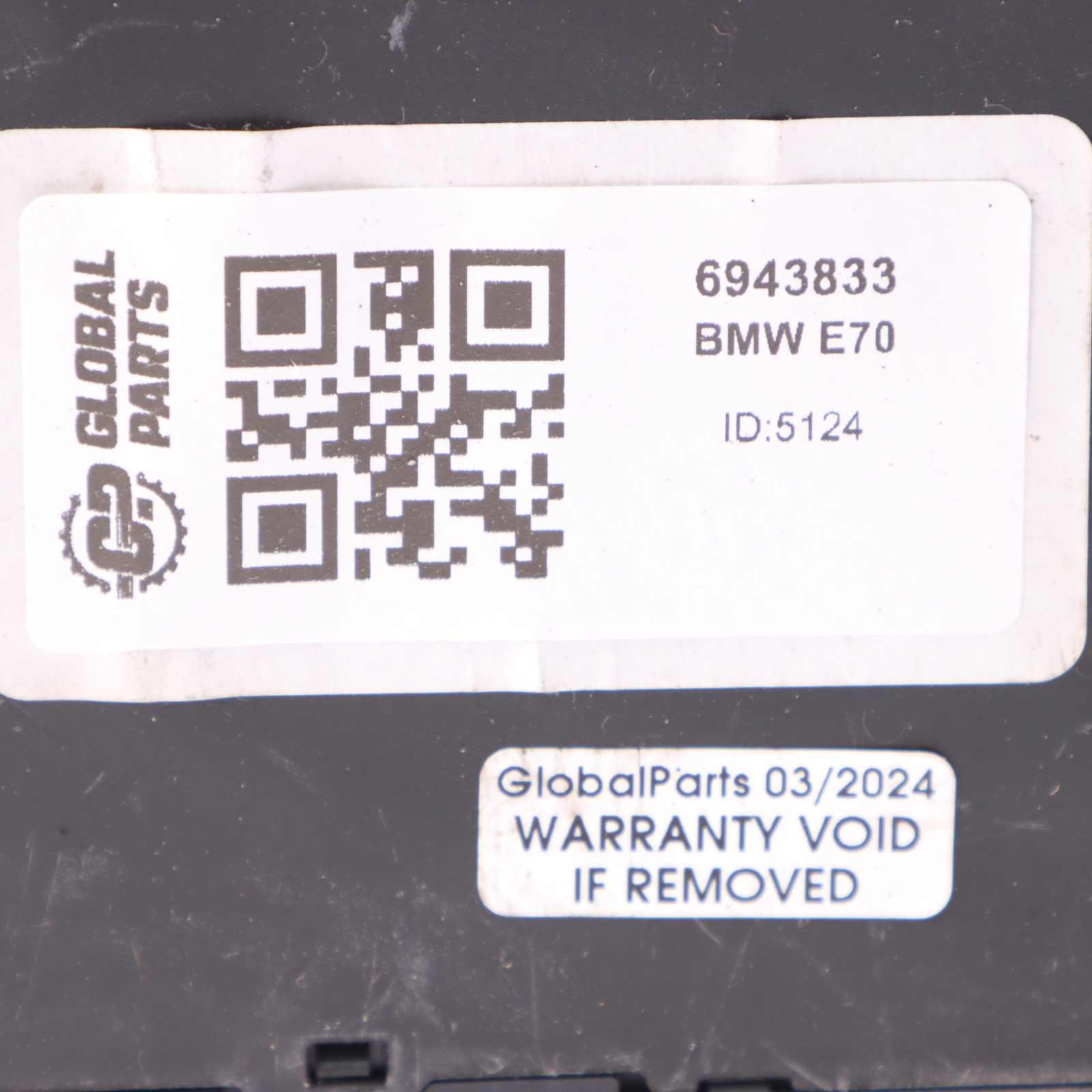 BMW X5 E70 CAS3 Control Unit Key Reading Module 6943833