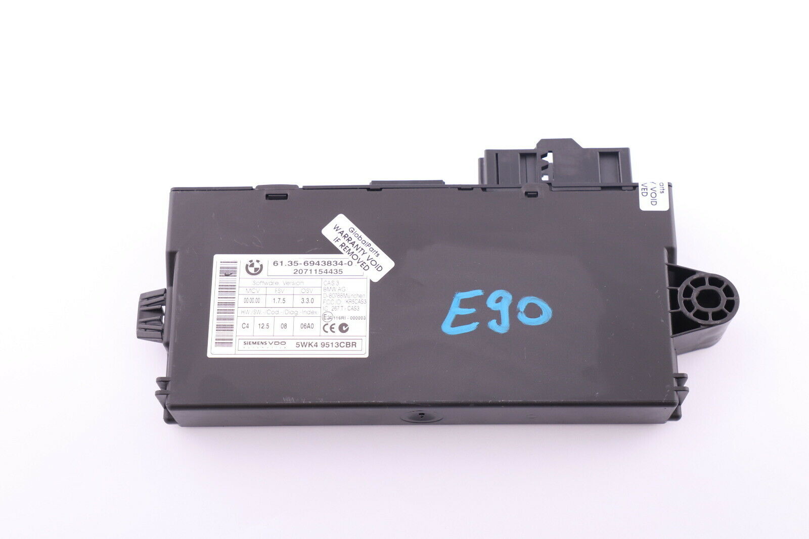 BMW E60 E81 E87 E90 E91 E92 CAS 3 ECU Control Unit Key Reading Module 6943834