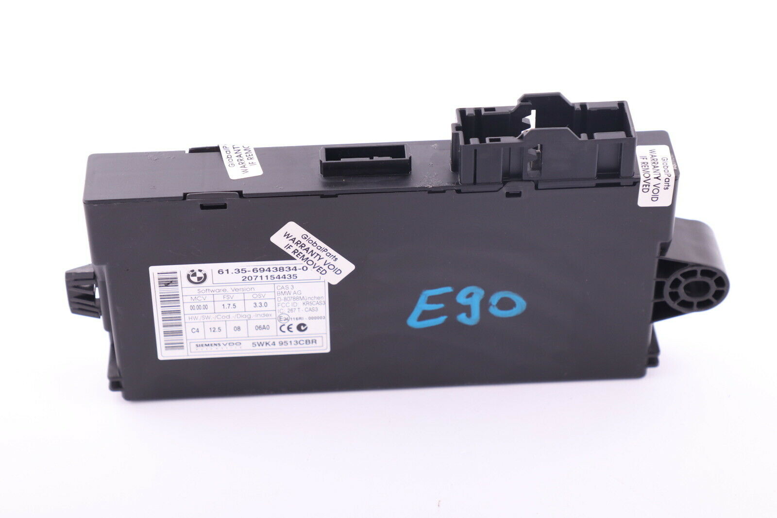 BMW E60 E81 E87 E90 E91 E92 CAS 3 ECU Control Unit Key Reading Module 6943834