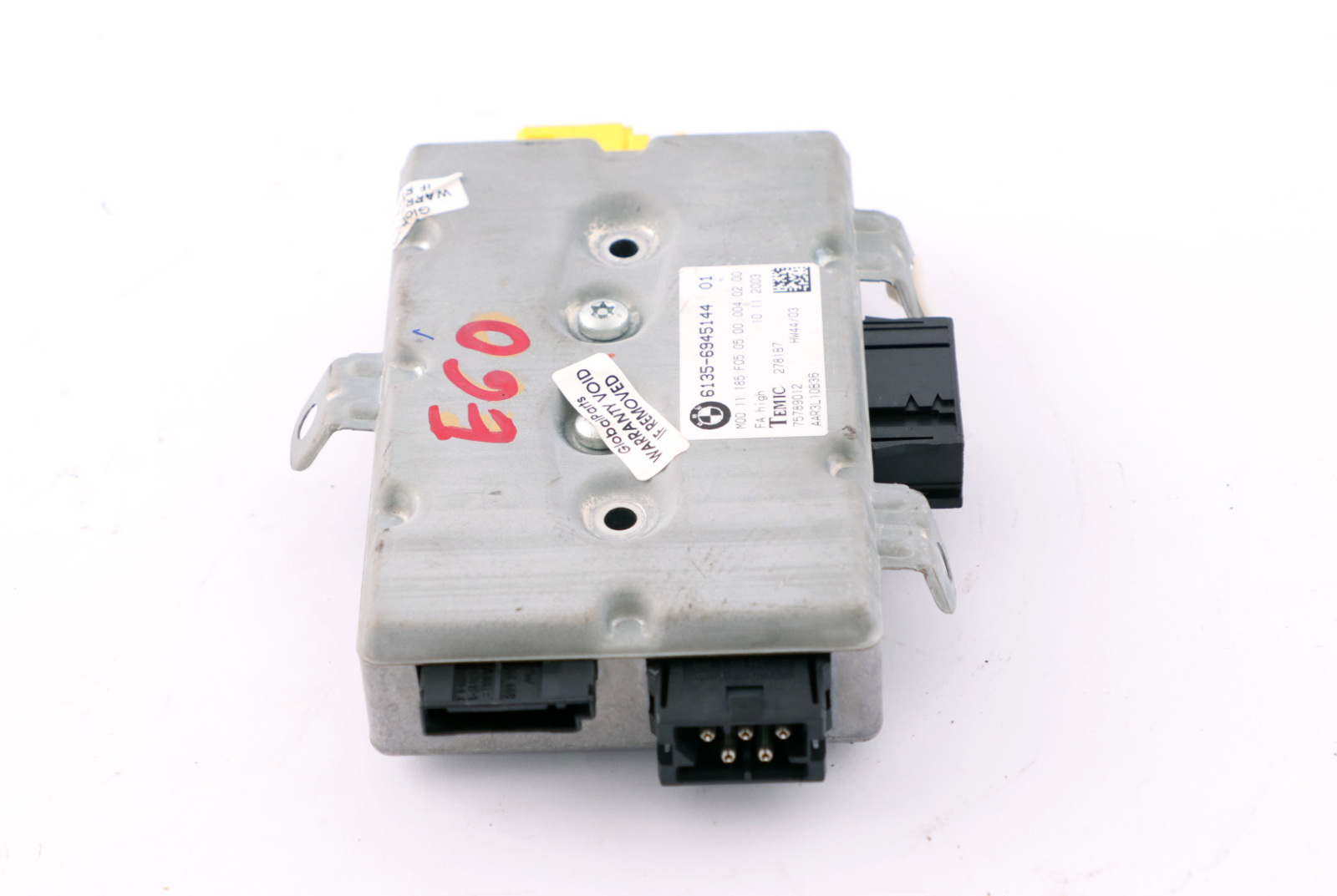 BMW 5 6 Series E60 E61 E63 Driver Side Door Airbag Control Unit Module 6945144