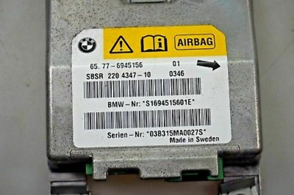 BMW 5 6 Series E60 E61 E63 Sensor B-pillar Airbag Right O/S