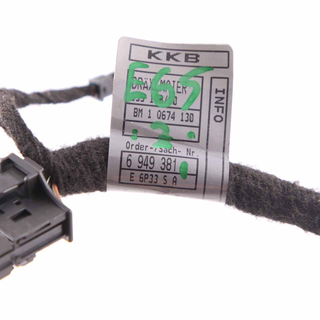 Door Wiring BMW E65 E66 Front Door Cable Harness Loom 6949381