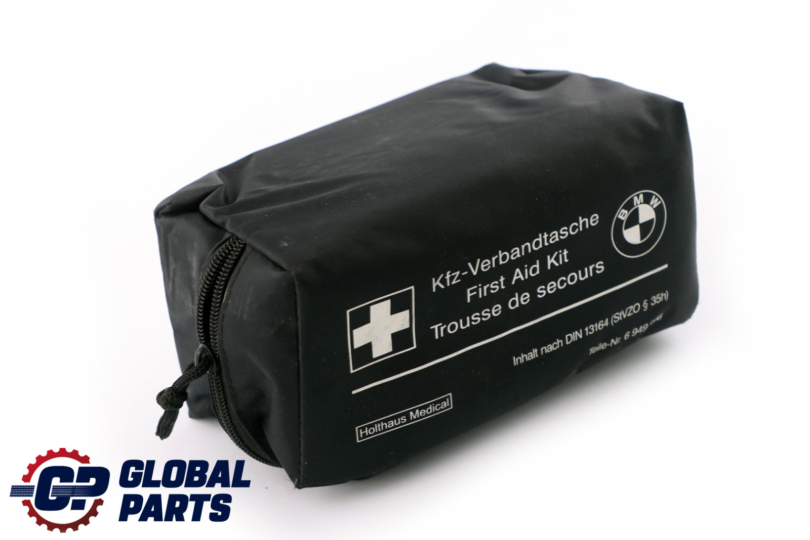 BMW & MINI Universal First Aid Emergency Medical Kit Black Pouch