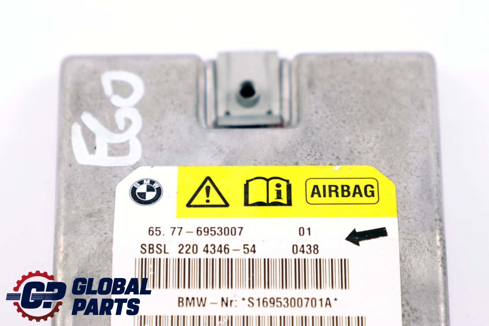 BMW E60 E61 E63 Left B-pillar Airbag Sensor N/S 6953007